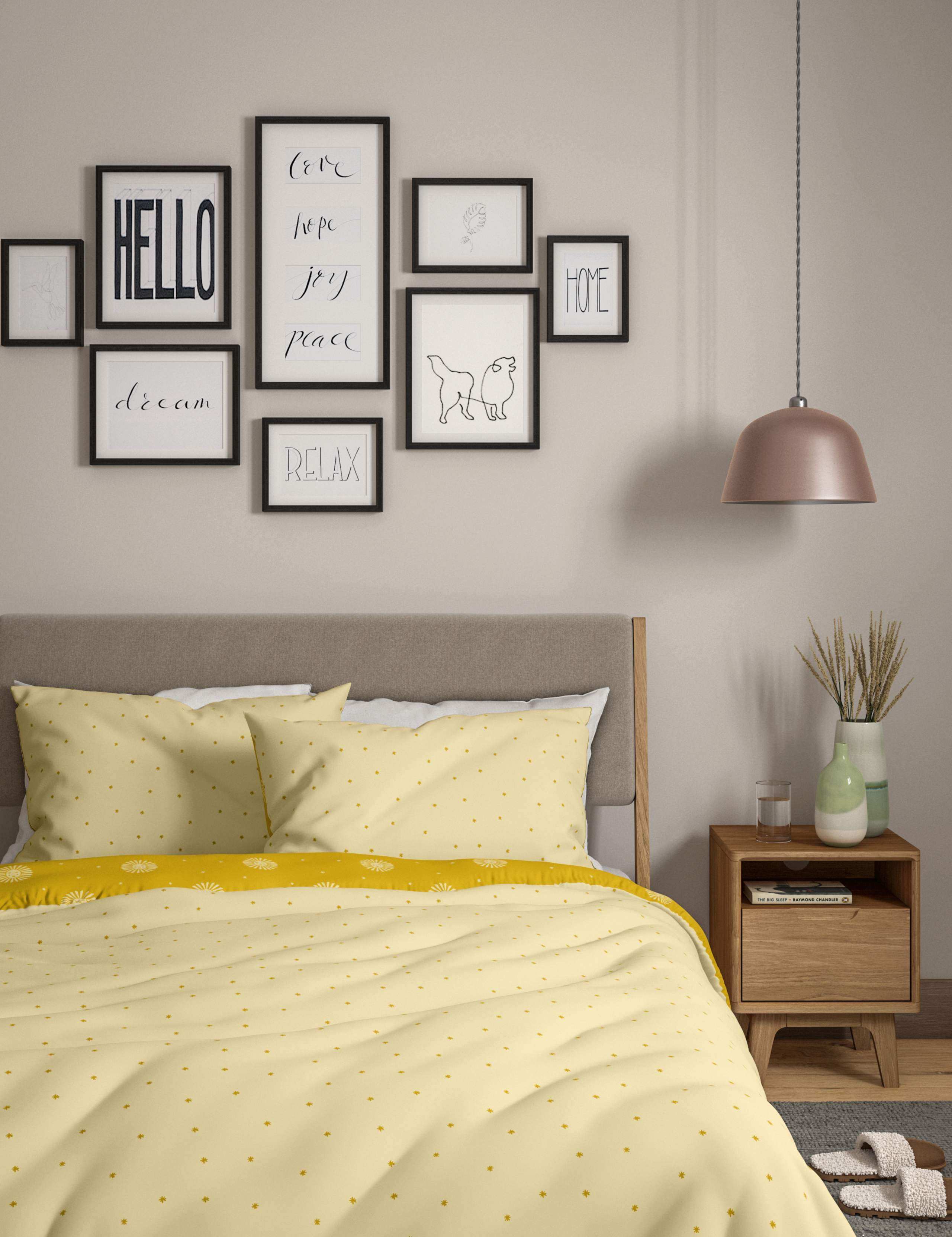 Cotton Mix Sun Bedding Set 5 of 5