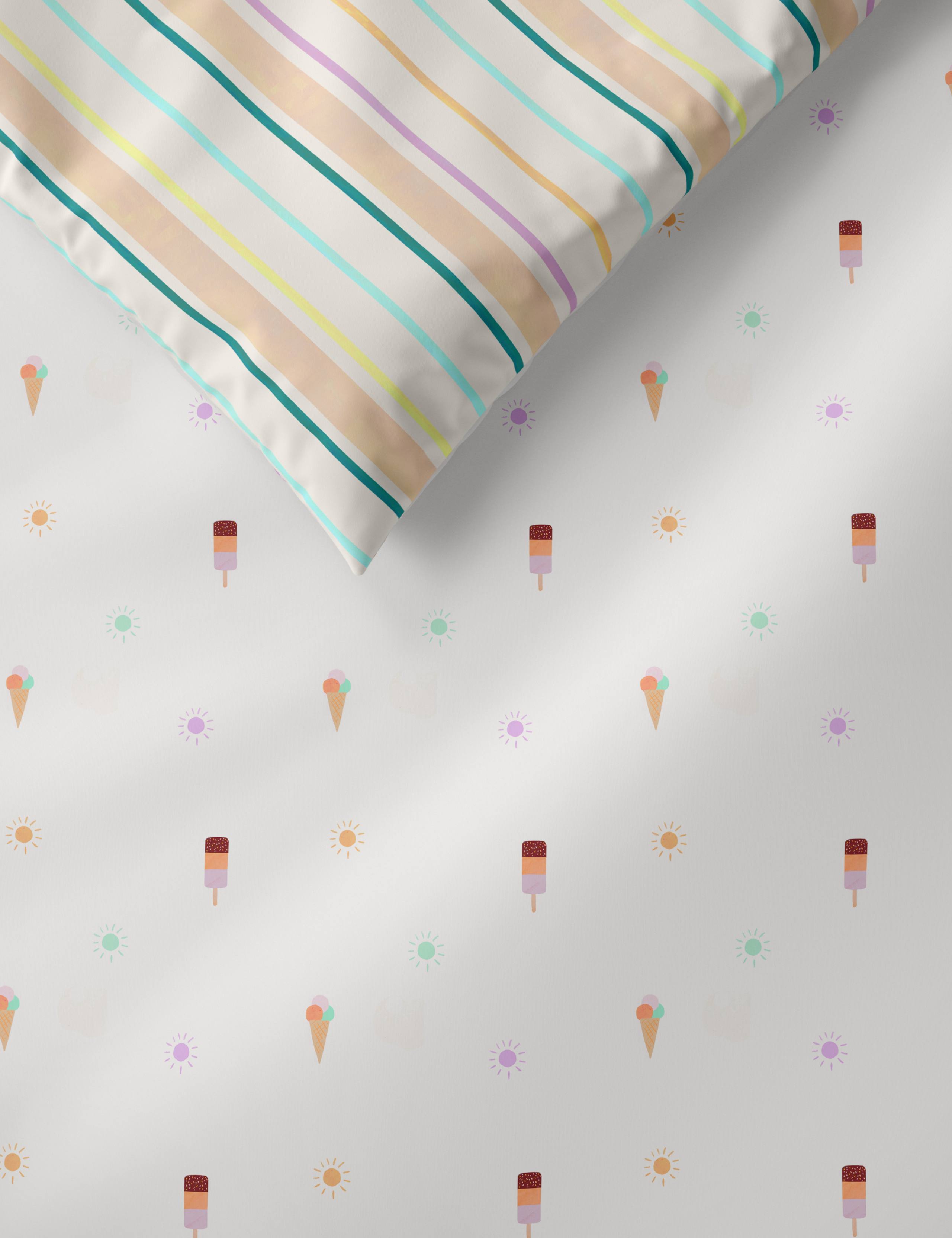 Cotton Mix Ice Cream Bedding Set 2 of 5
