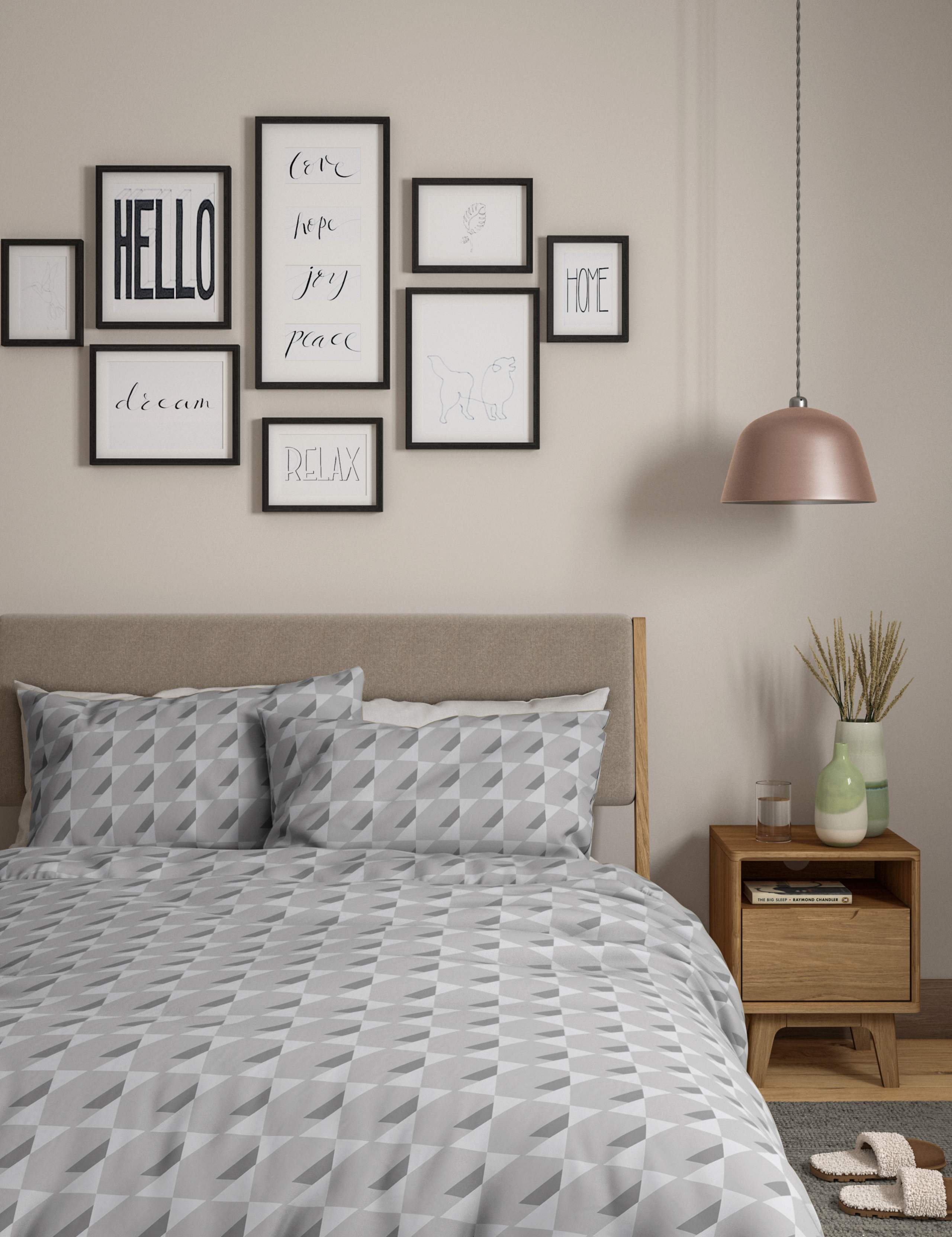 2 Pack Cotton Mix Geometric Bedding Sets 2 of 5