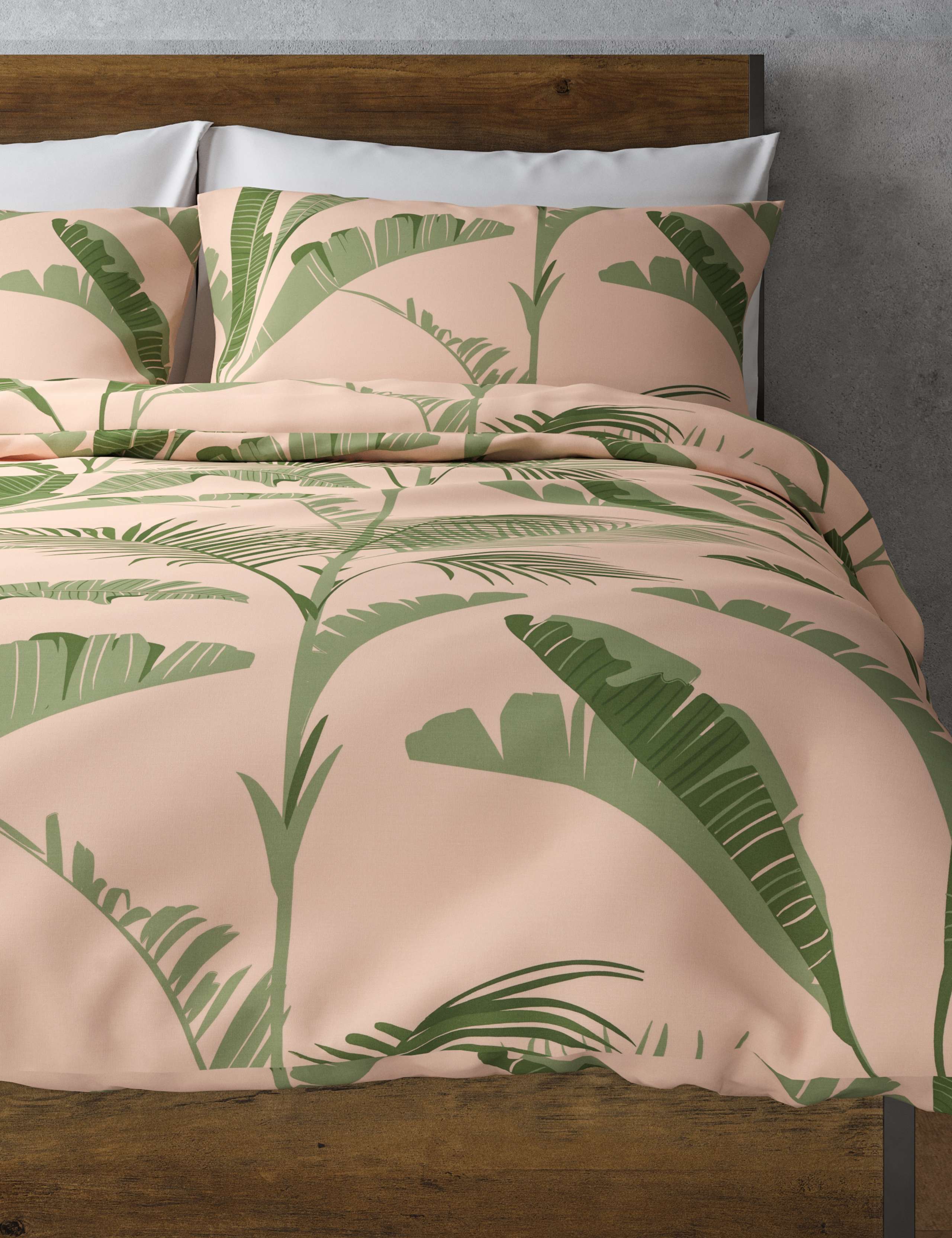Exotic Palm Printed Bedding Set 1 of 4