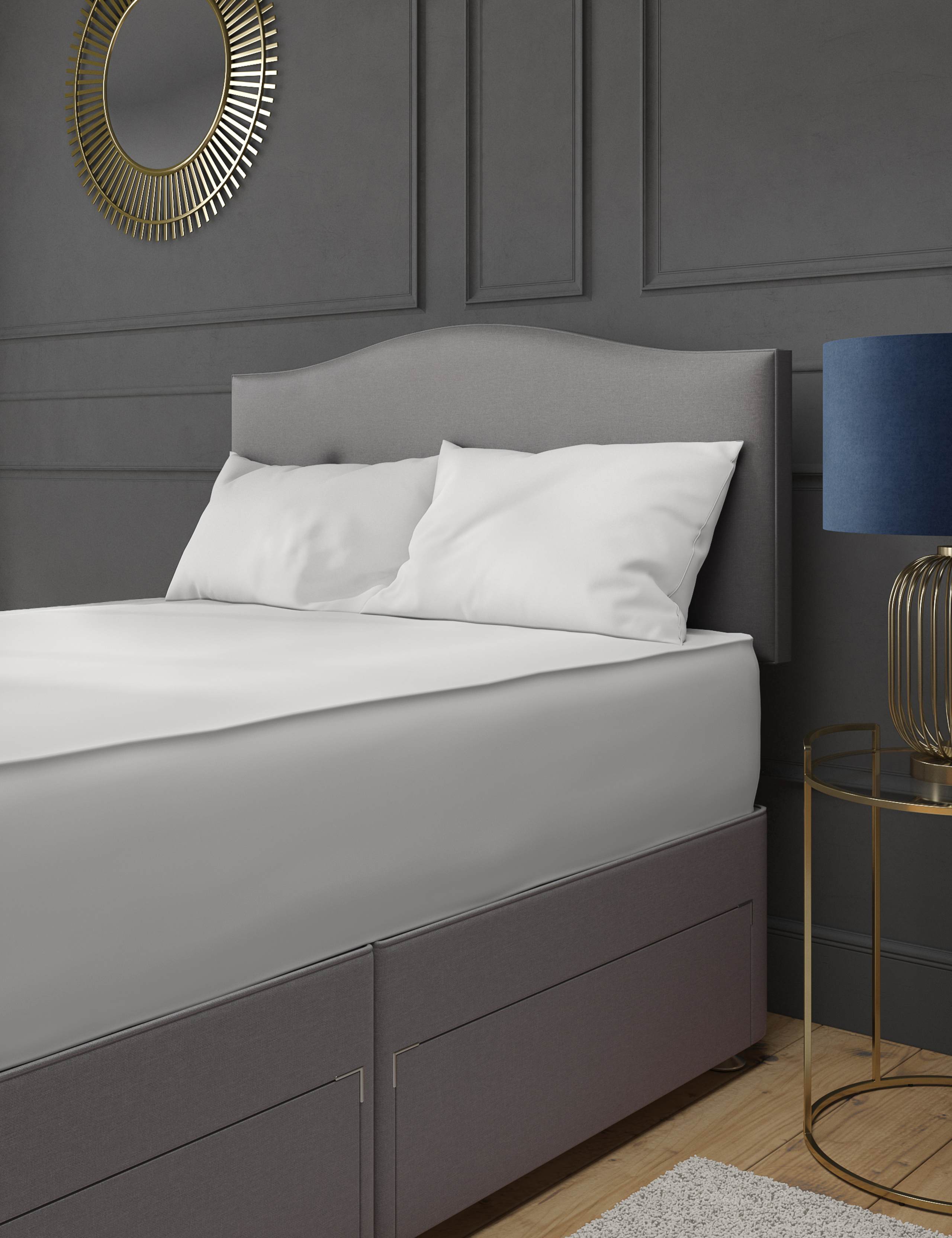 Classic Curved Button Headboard 1 of 4