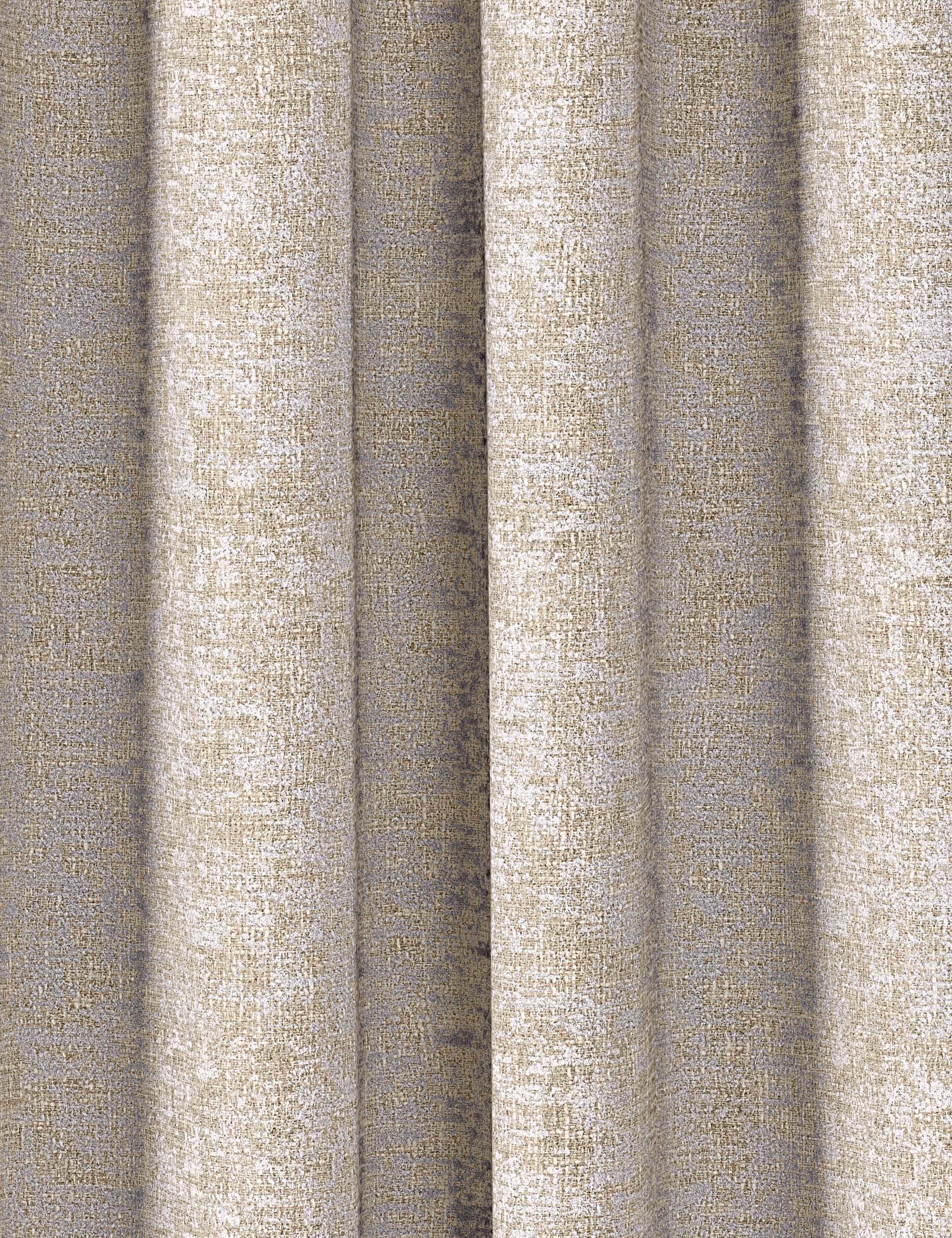 Cotton Blend Foil Texture Eyelet Curtains 2 of 2