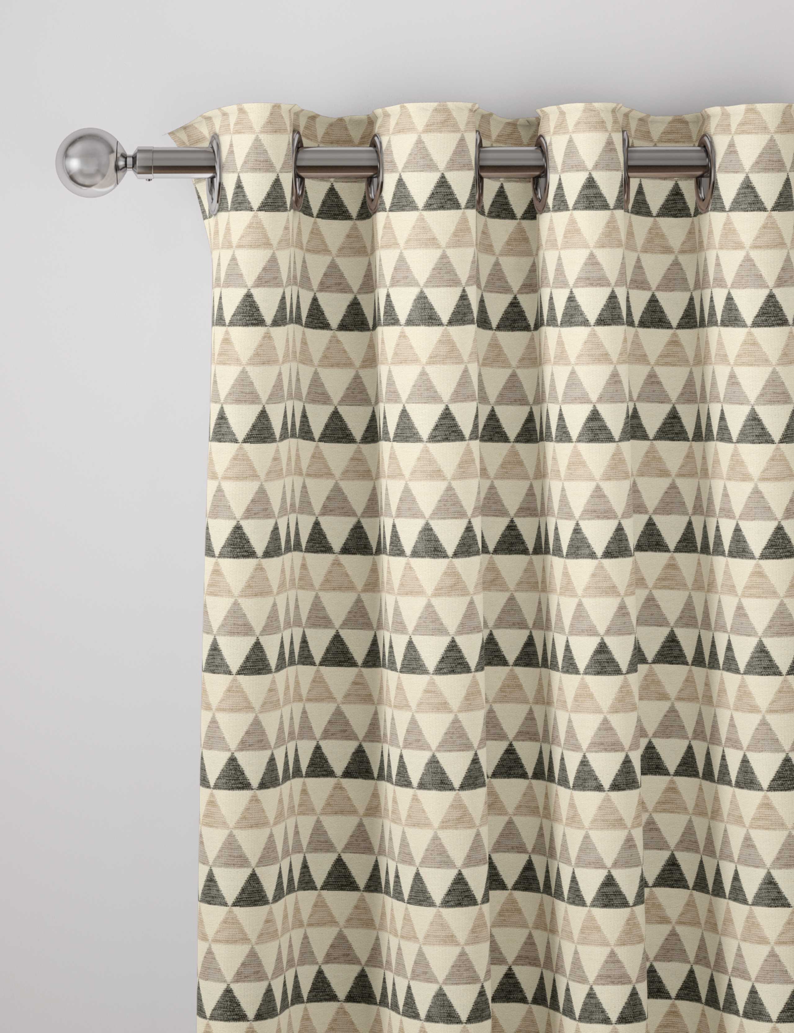 Chenille Triangle Eyelet Curtains 3 of 3