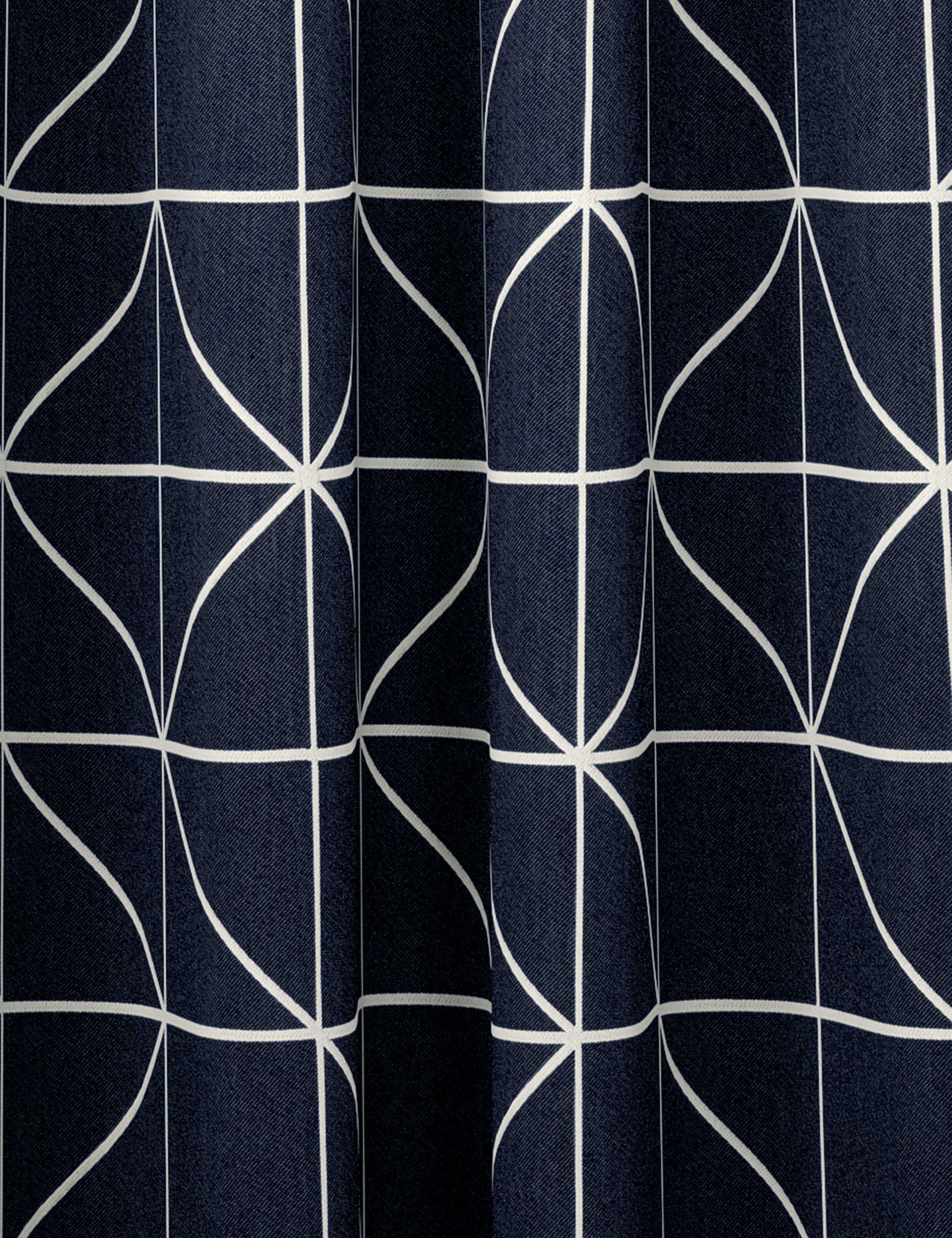 Linear Eyelet Jacquard Curtains 2 of 3