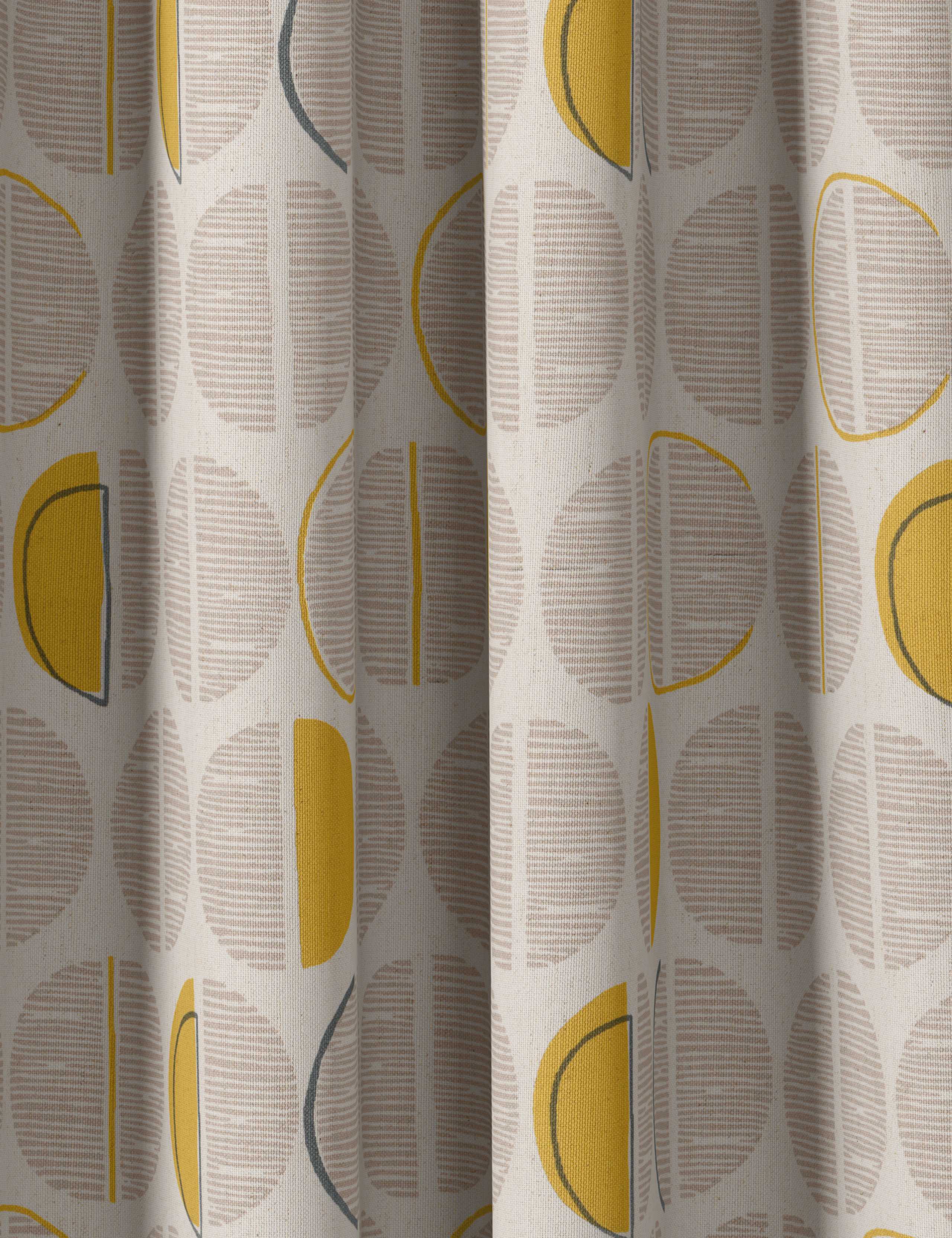 Cotton Blend Layla Circles Eyelet Curtains 2 of 3