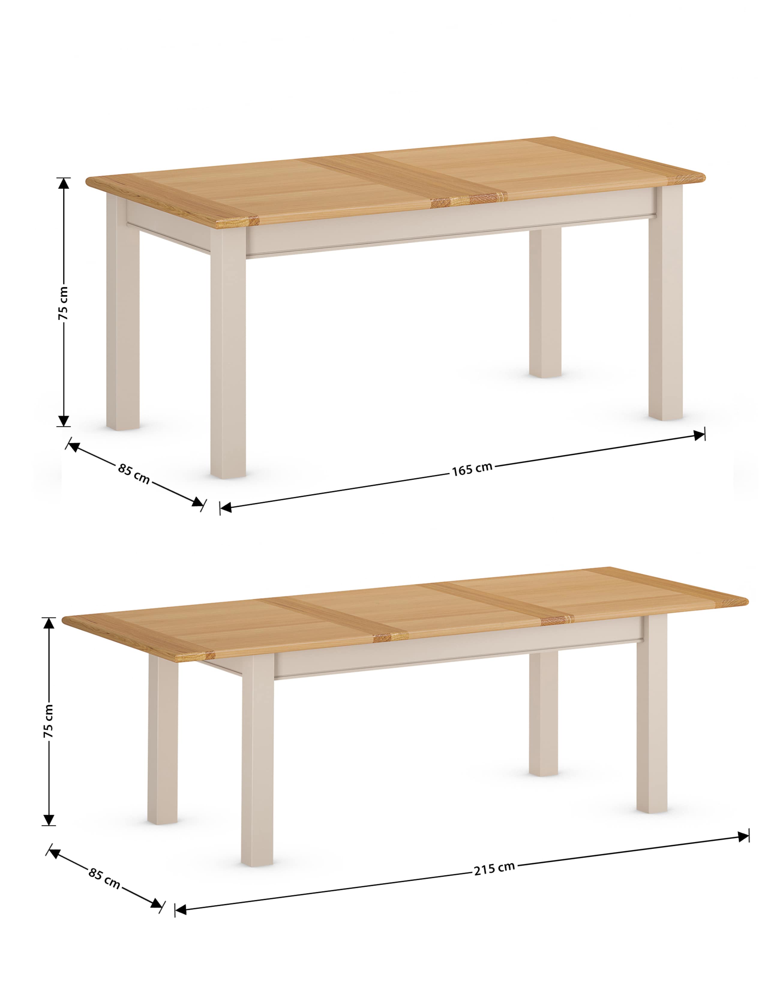 Padstow Extending Dining Table 7 of 8