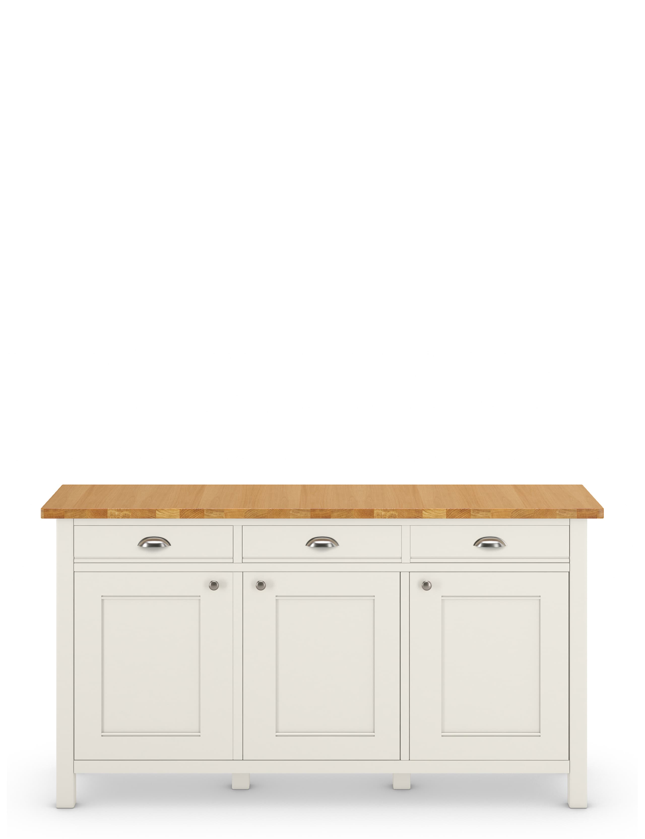 Padstow Ivory 3 Door Sideboard 1 of 7