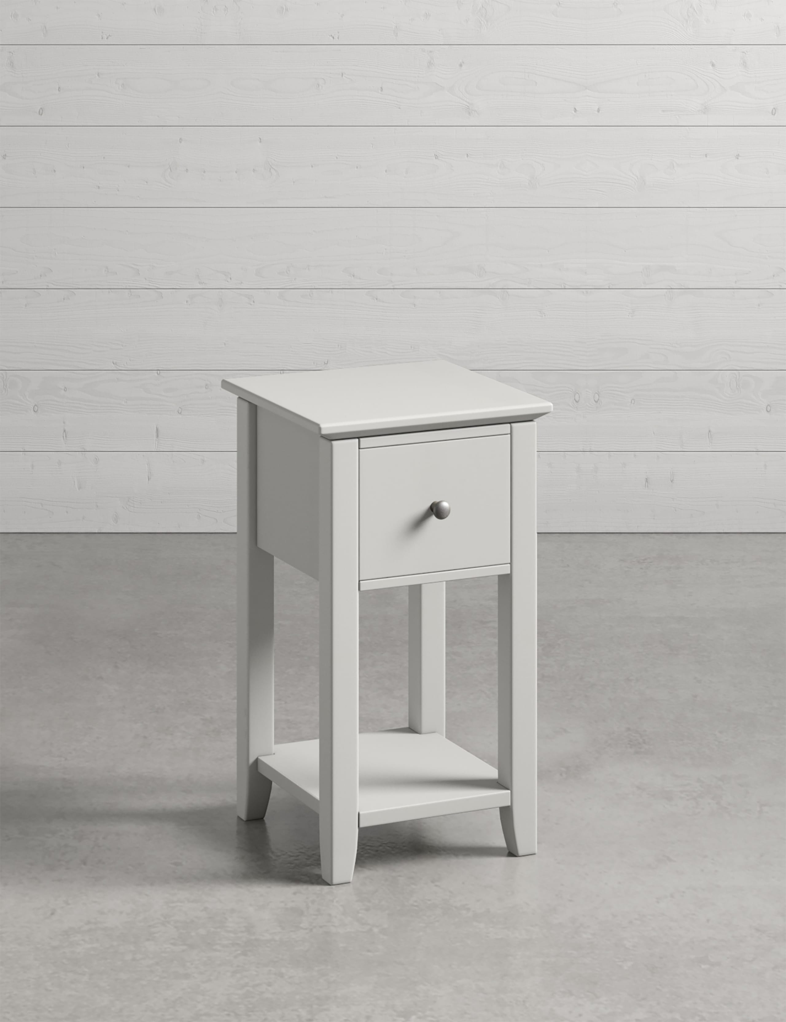 Set of 2 Hastings Grey Small Bedside Tables 1 of 9