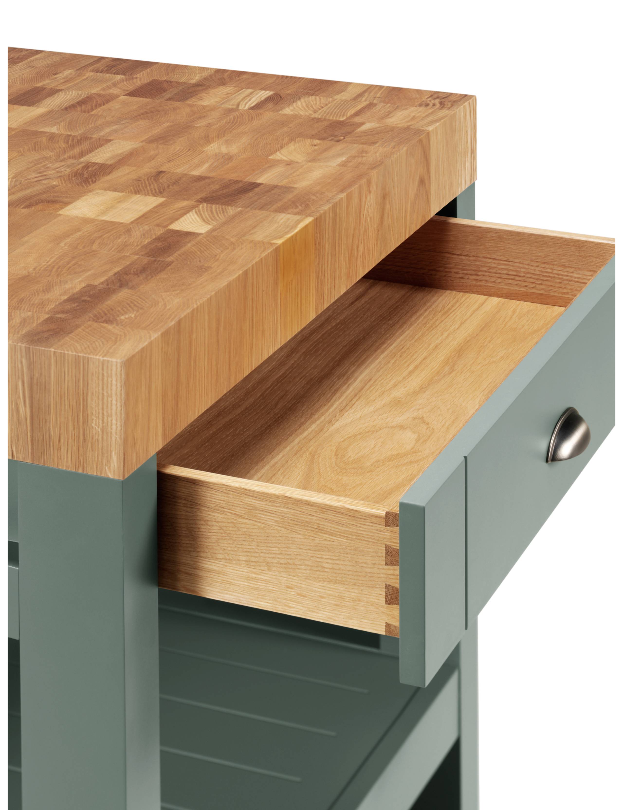 Padstow Butchers Block - Green 4 of 7