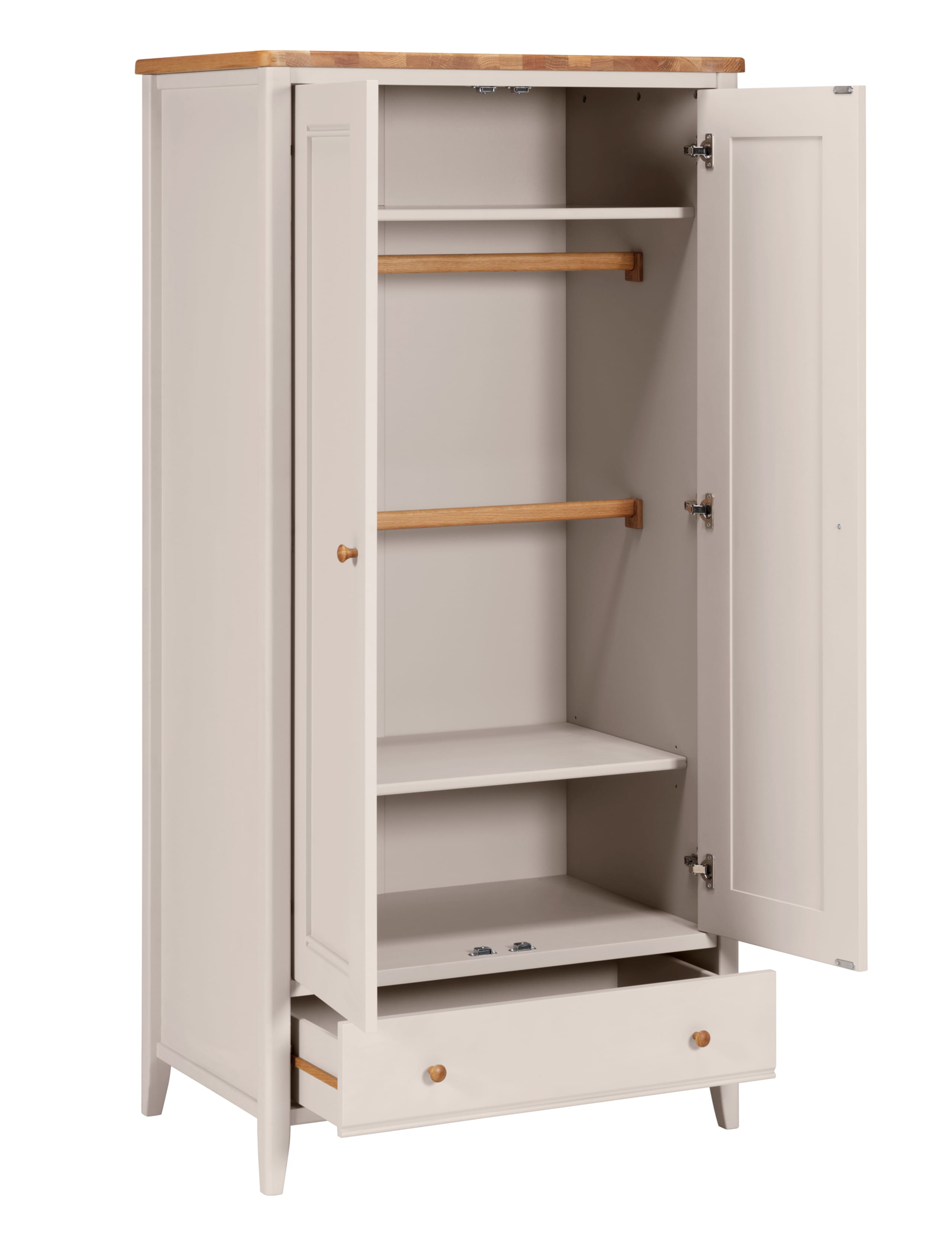 Winchester Kids Double Wardrobe - Putty 3 of 7