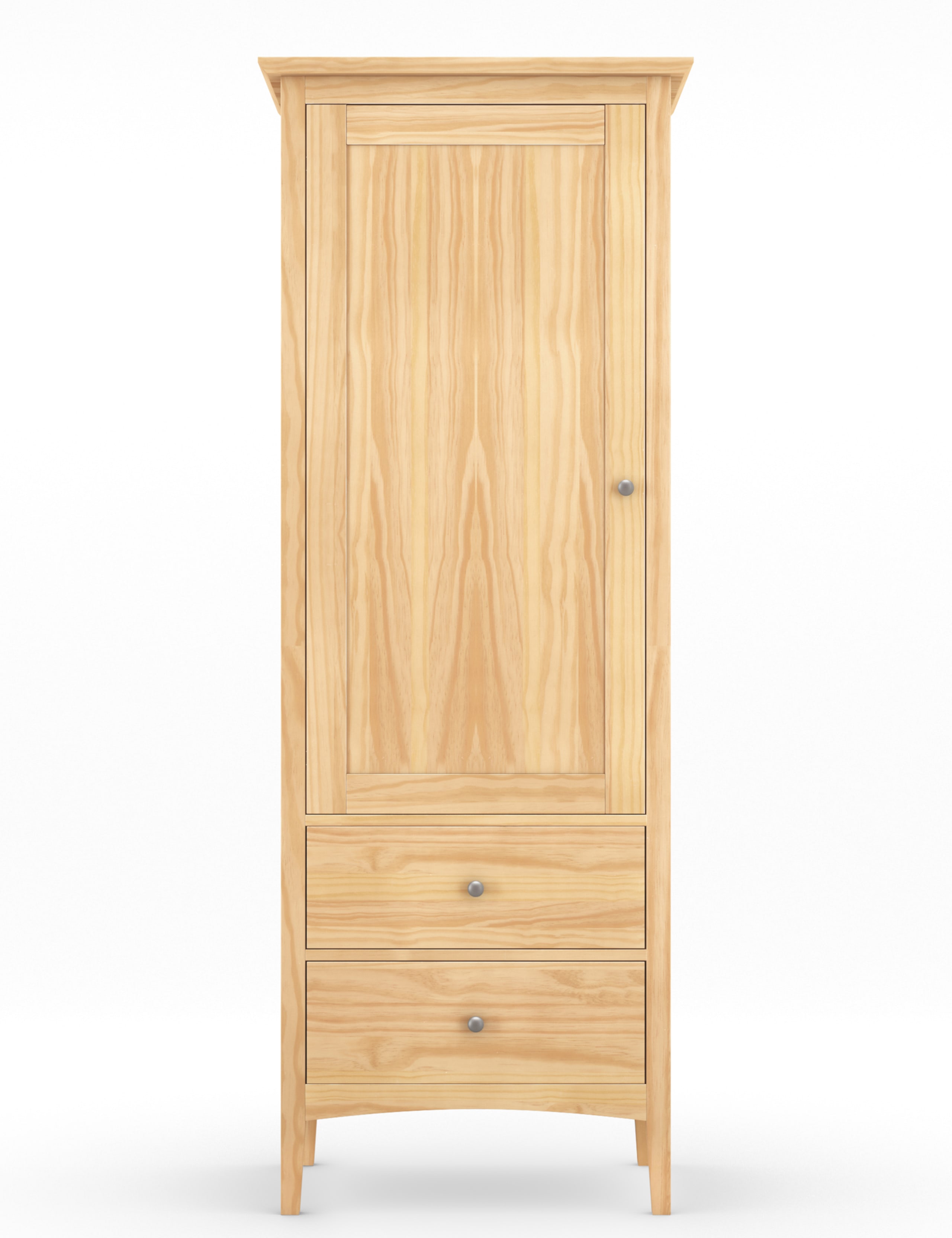 Hastings Light Natural Single Wardrobe 1 of 7