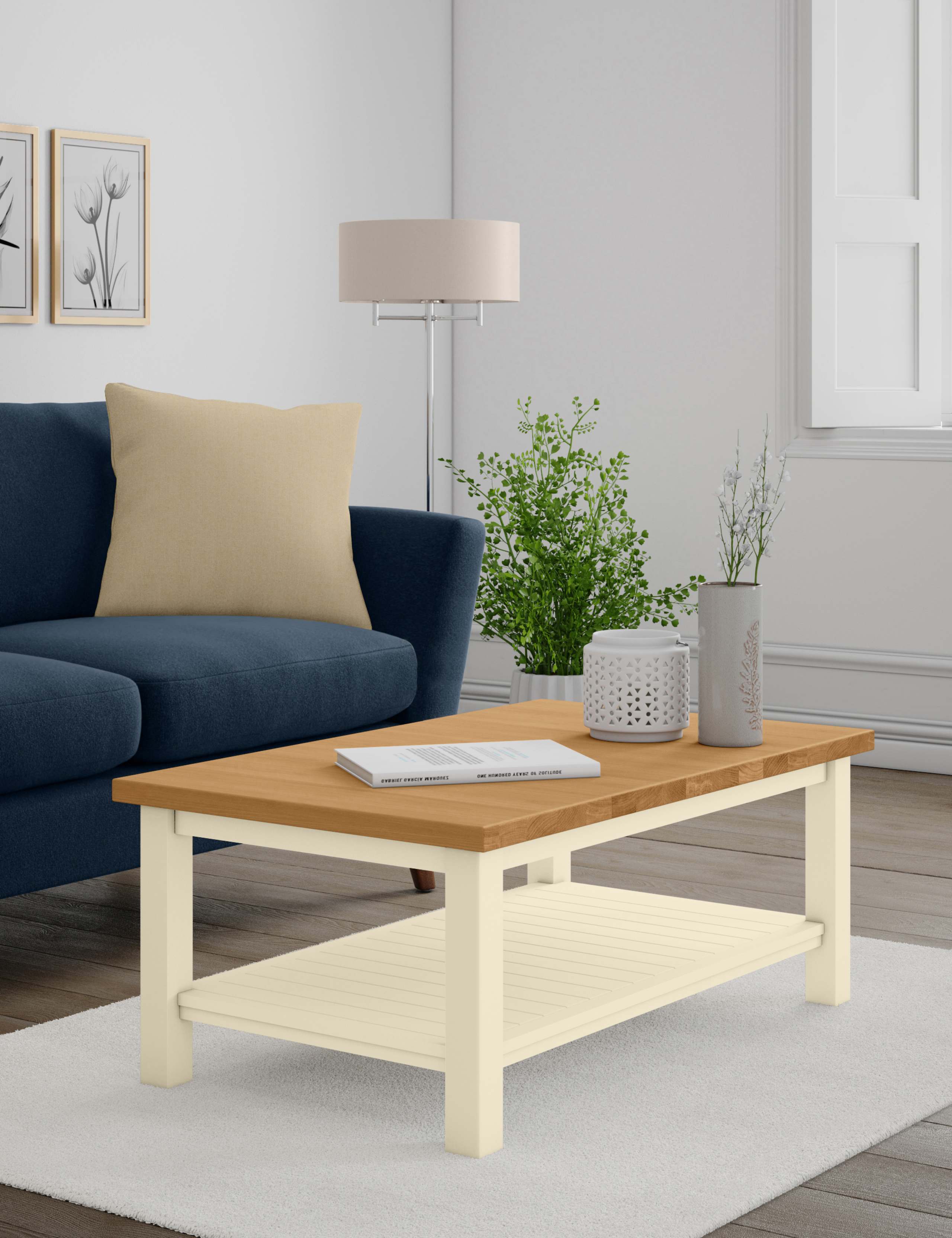 Padstow Coffee Table Cream 2 of 7