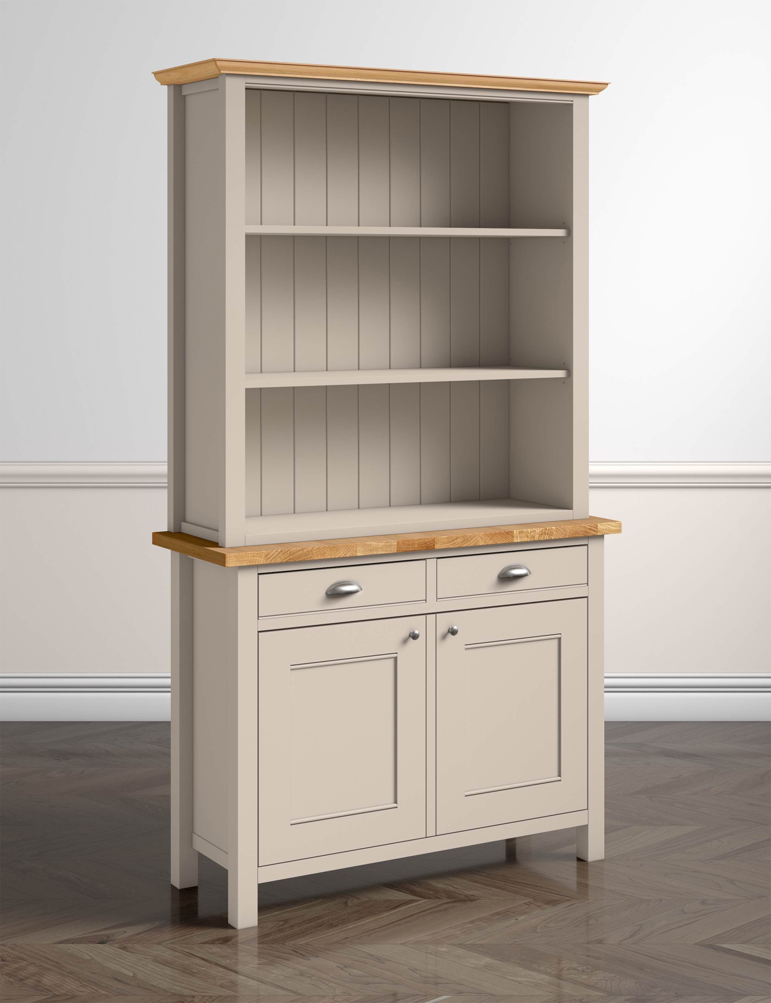 Padstow Putty 2 Door Dresser Top 2 of 9