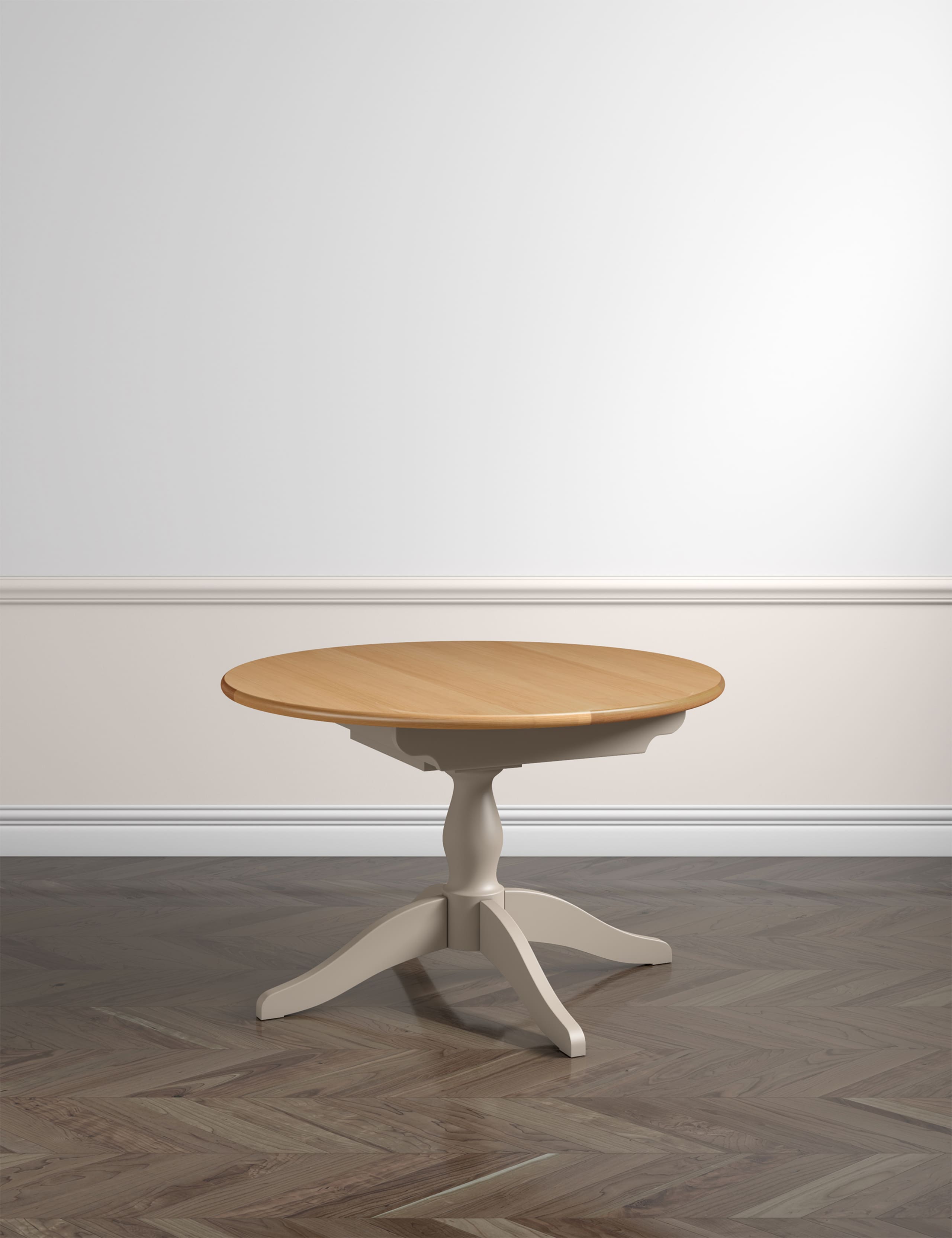 Padstow Putty Extending Dining Table 2 of 7