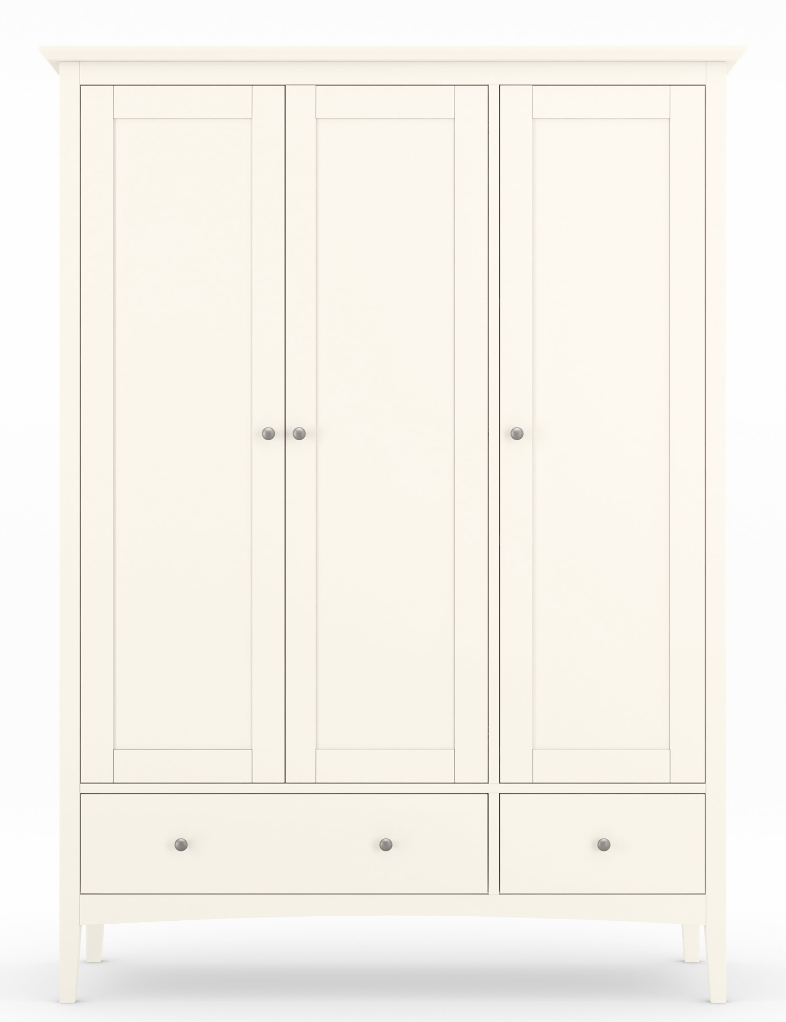 Hastings Ivory Triple Wardrobe 1 of 8