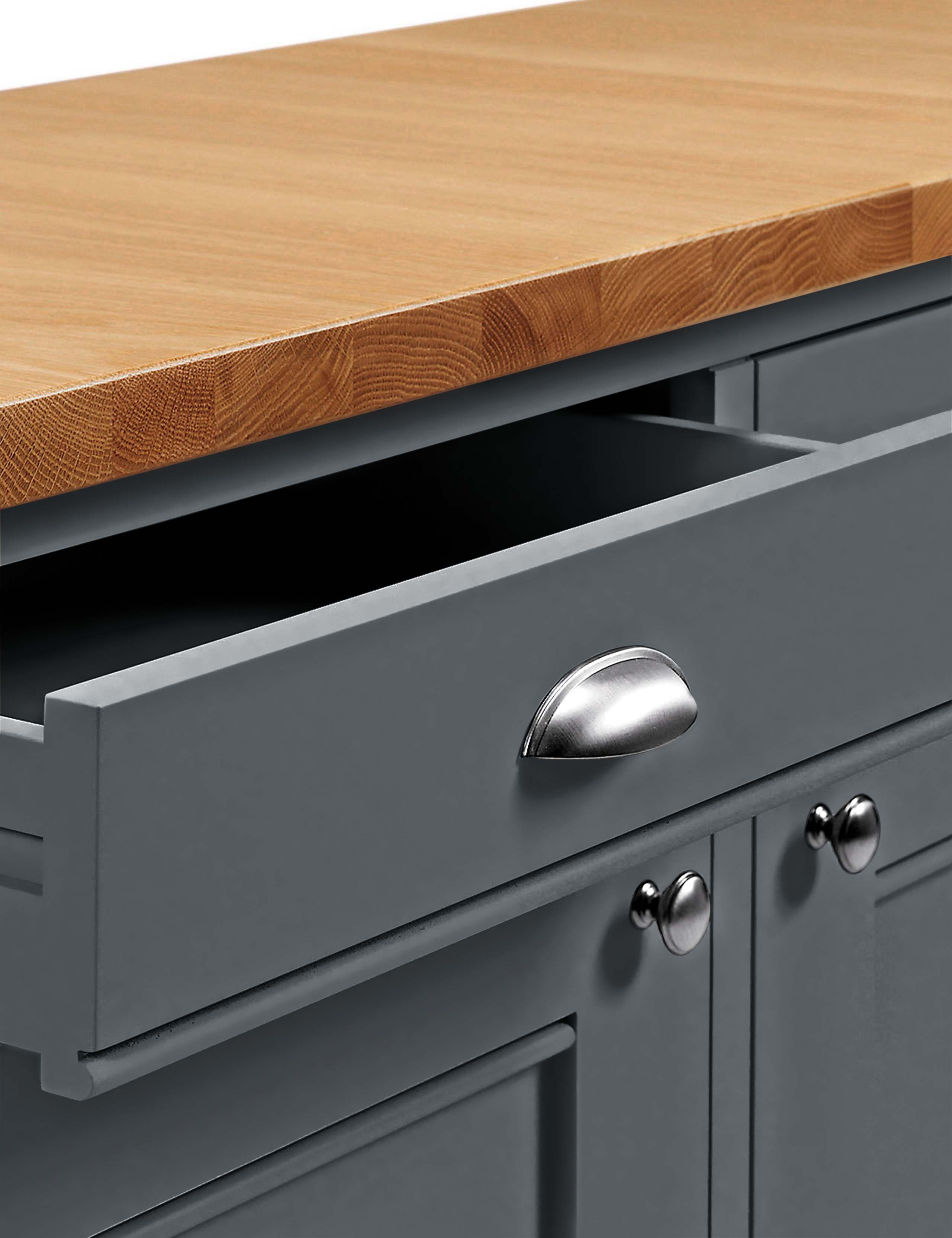 Padstow 3 Door Sideboard Grey 4 of 4