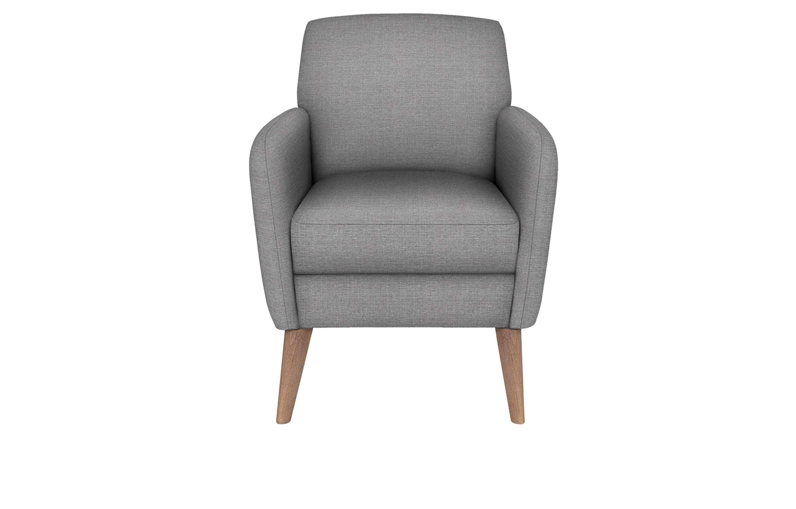 Hugo Armchair Soljen Plain Grey - Self Assembly 1 of 1