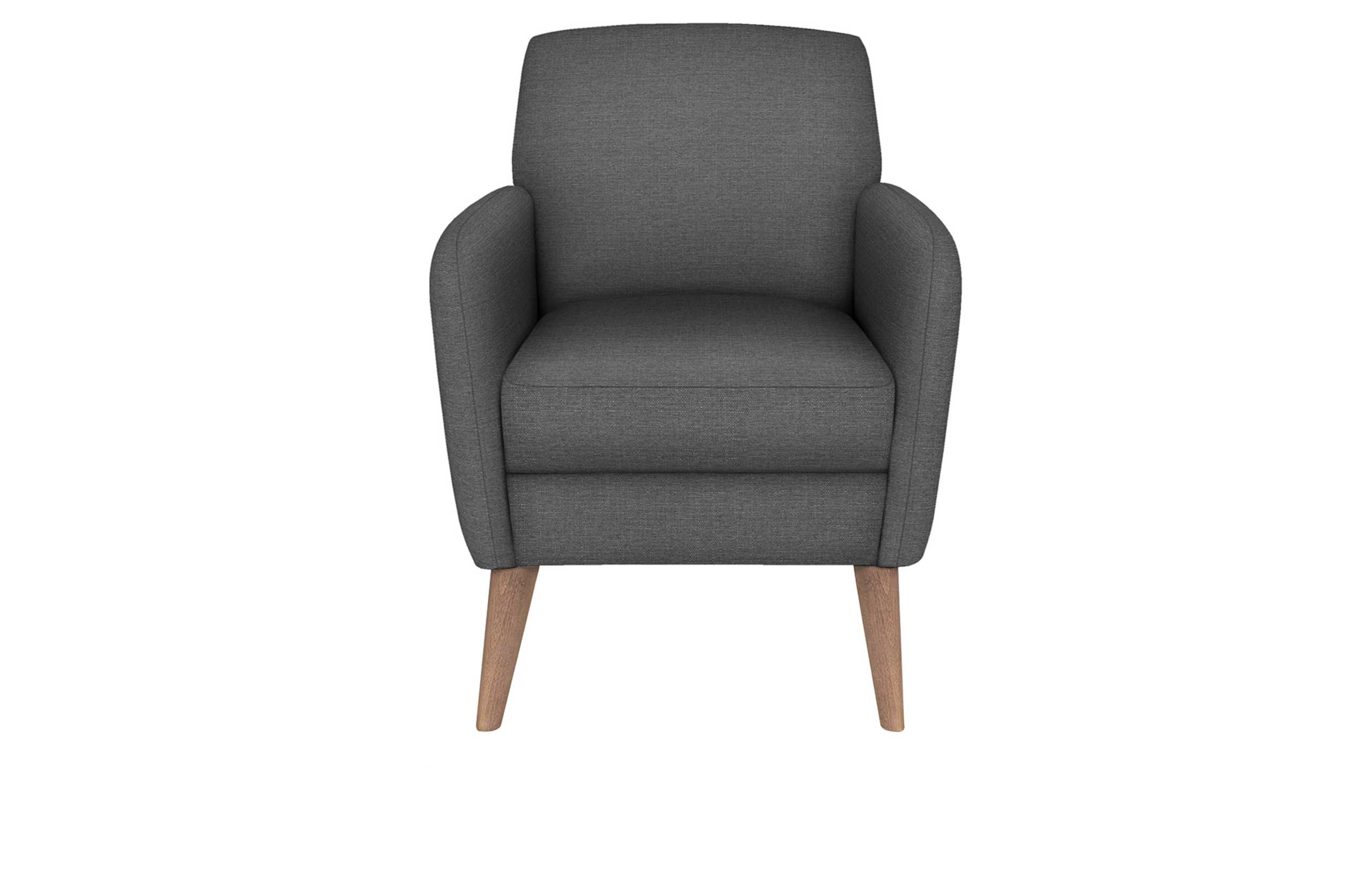 Hugo Armchair Soljen Plain Charcoal - Self Assembly 1 of 1