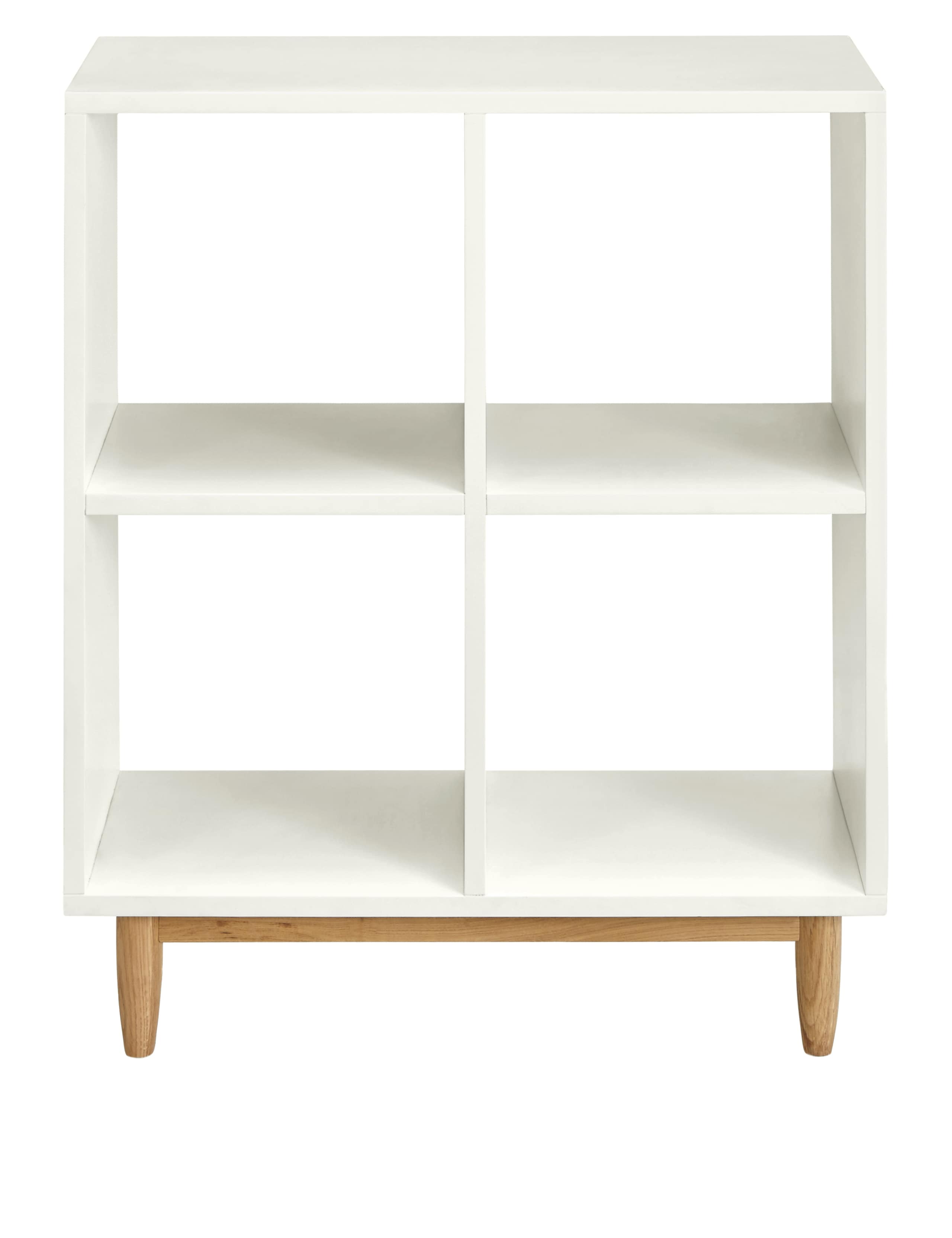 Alto Painted Low Bookcase White 1 of 4