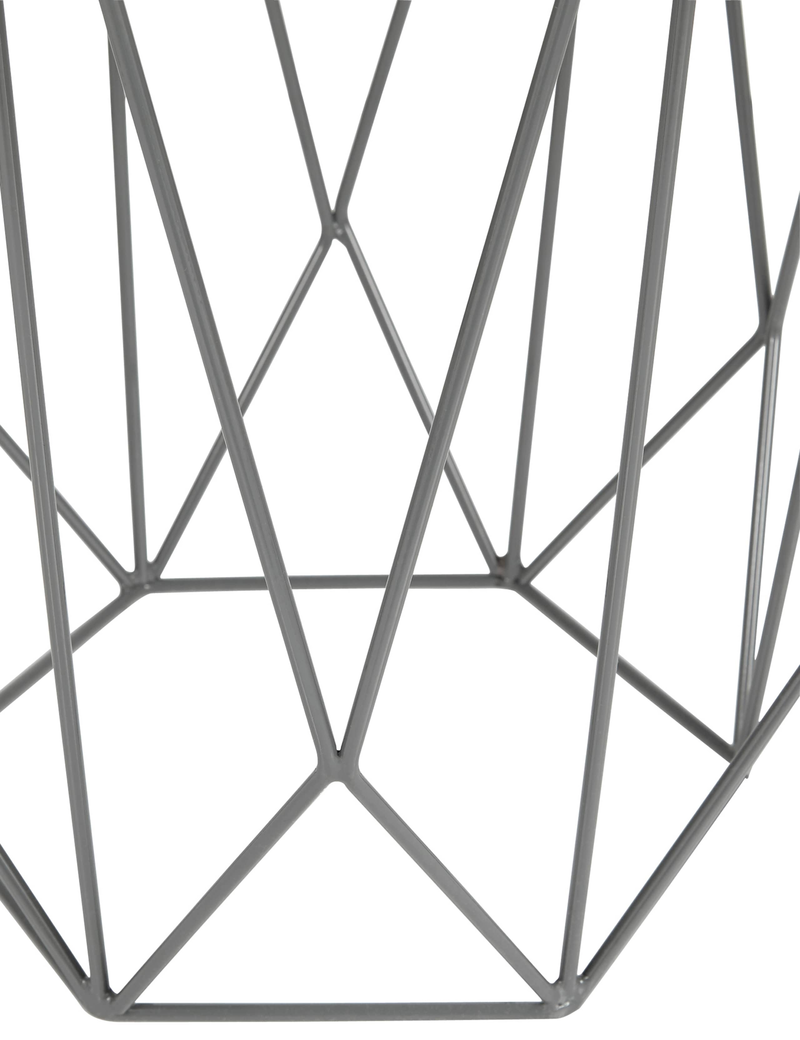 Wire Nest of Tables Grey 4 of 8