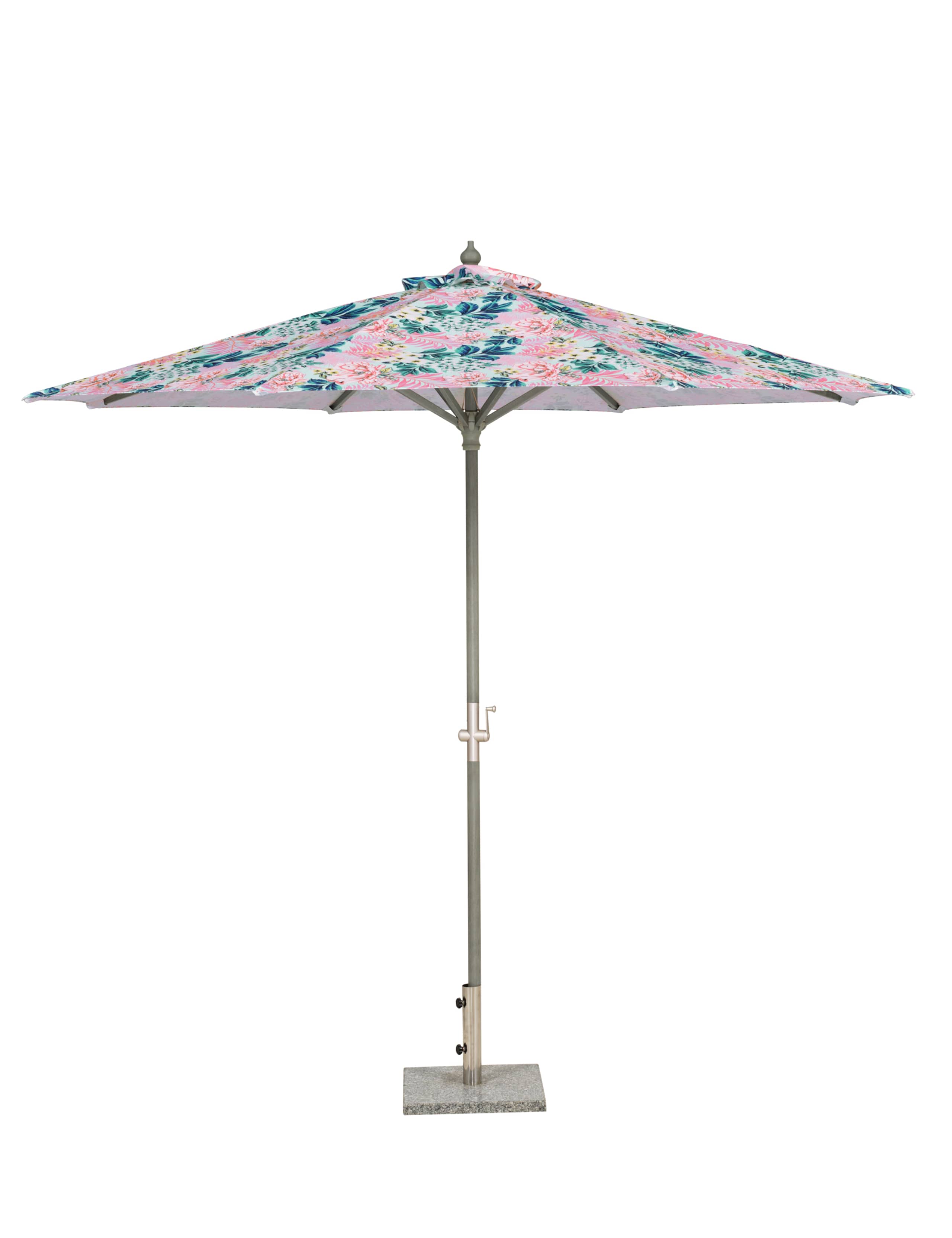 Tropical Floral Parasol - Self Assembly 1 of 4