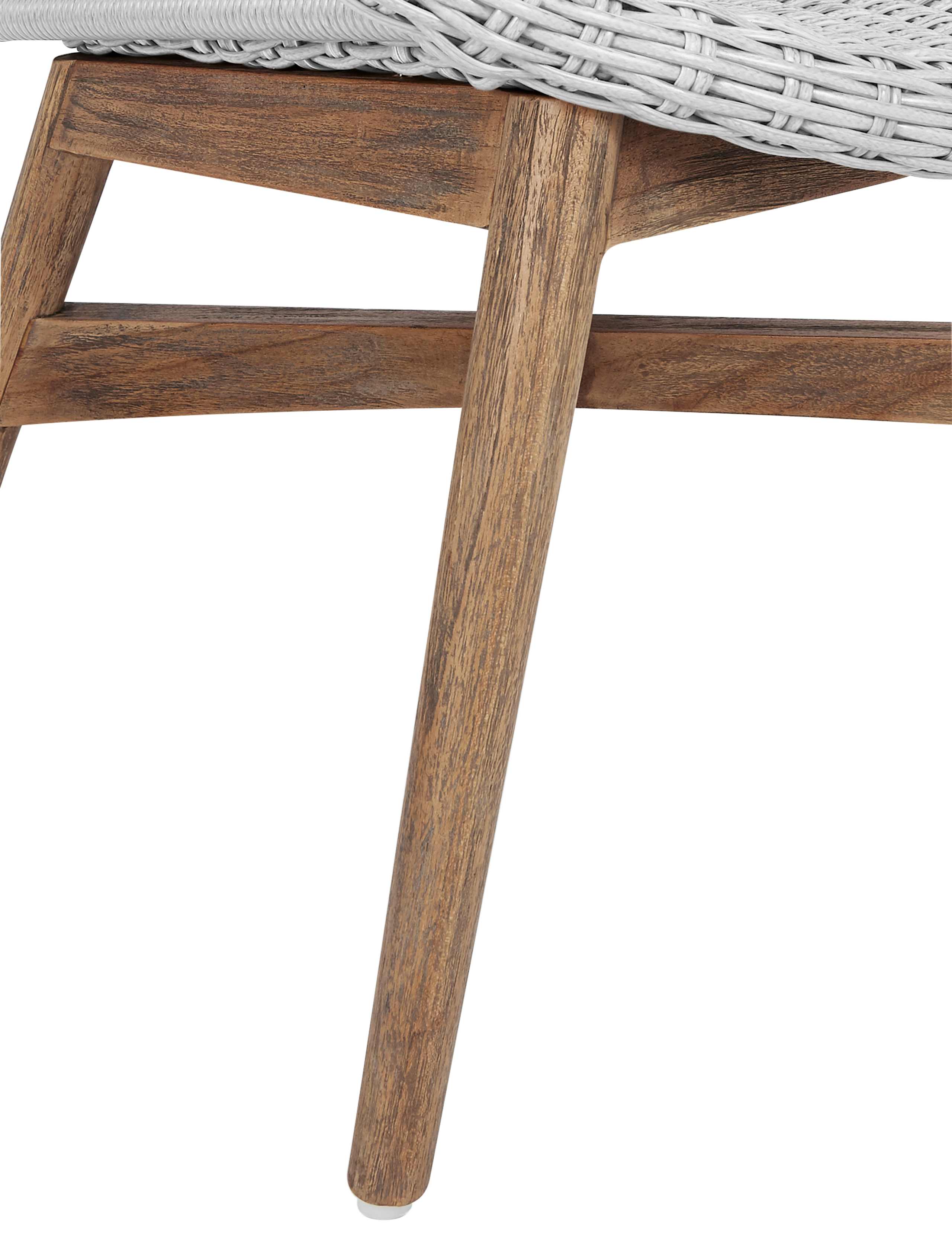 Capri Teak Chair - White 3 of 9