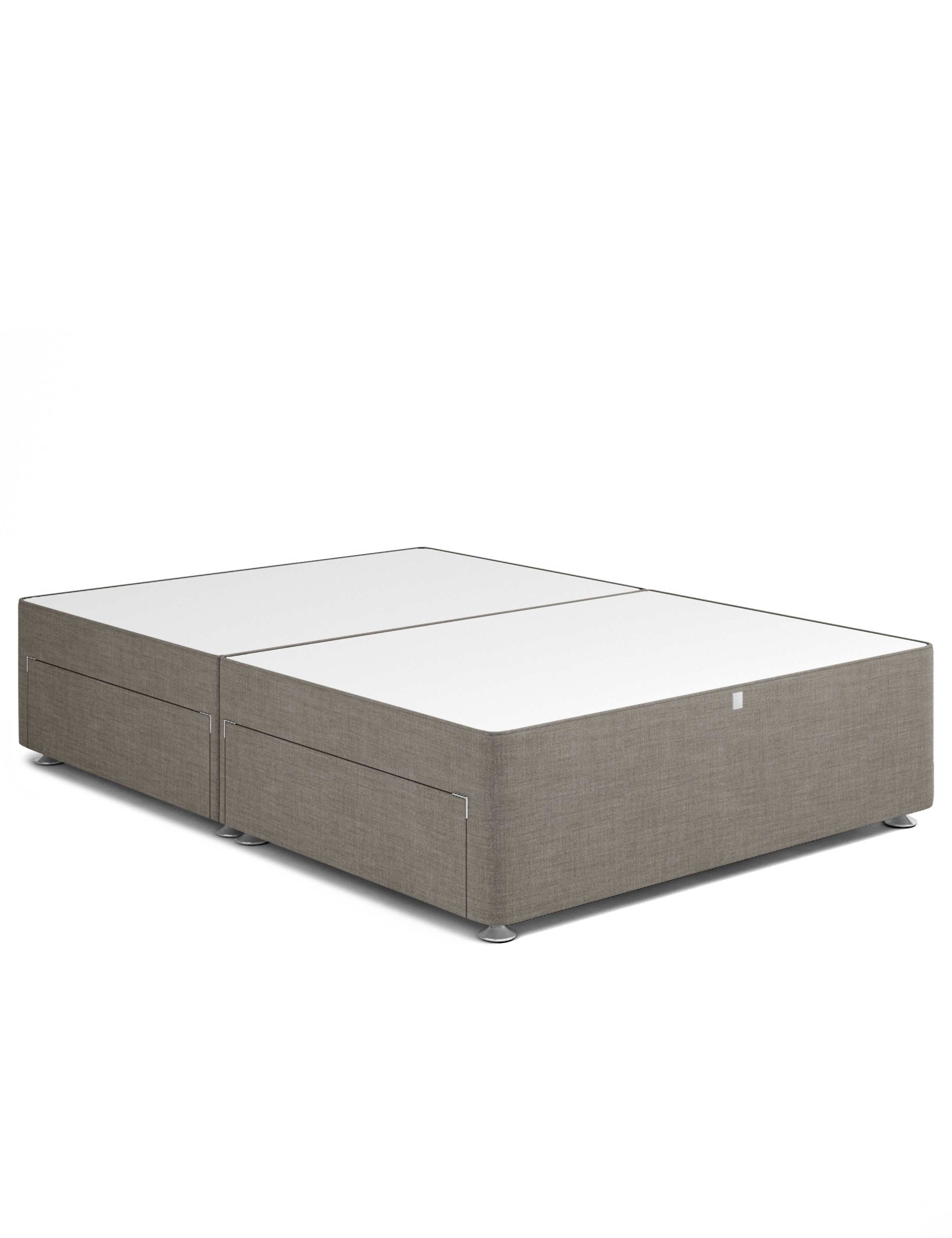 Classic firm top  2 drawer divan 1 of 4
