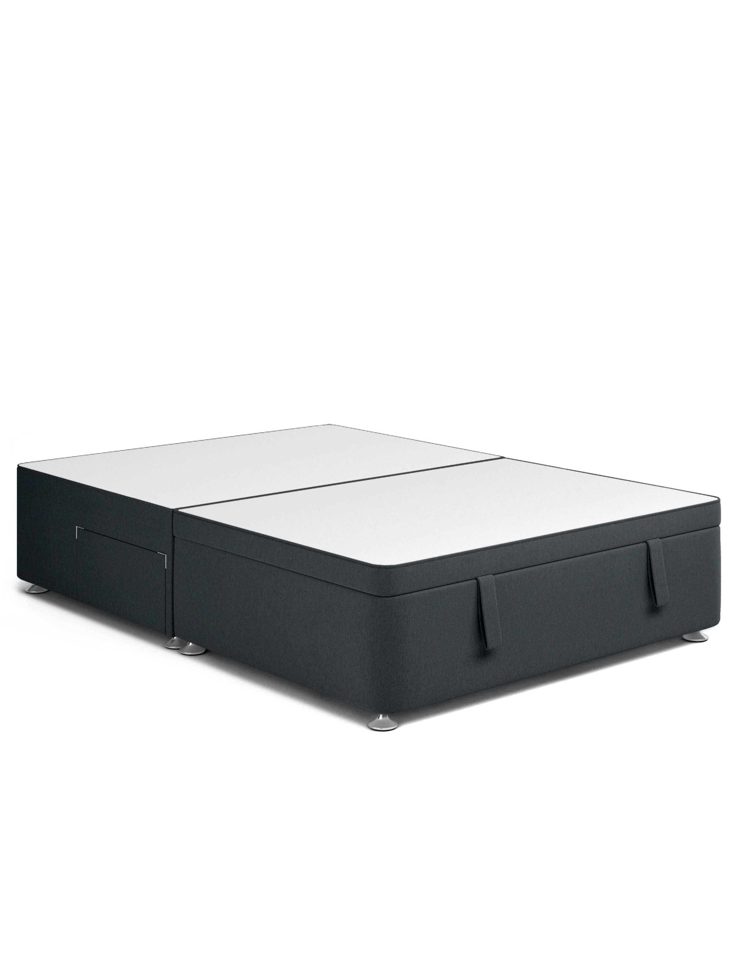 Half end ottoman divan with 2 small drawers 1 of 5