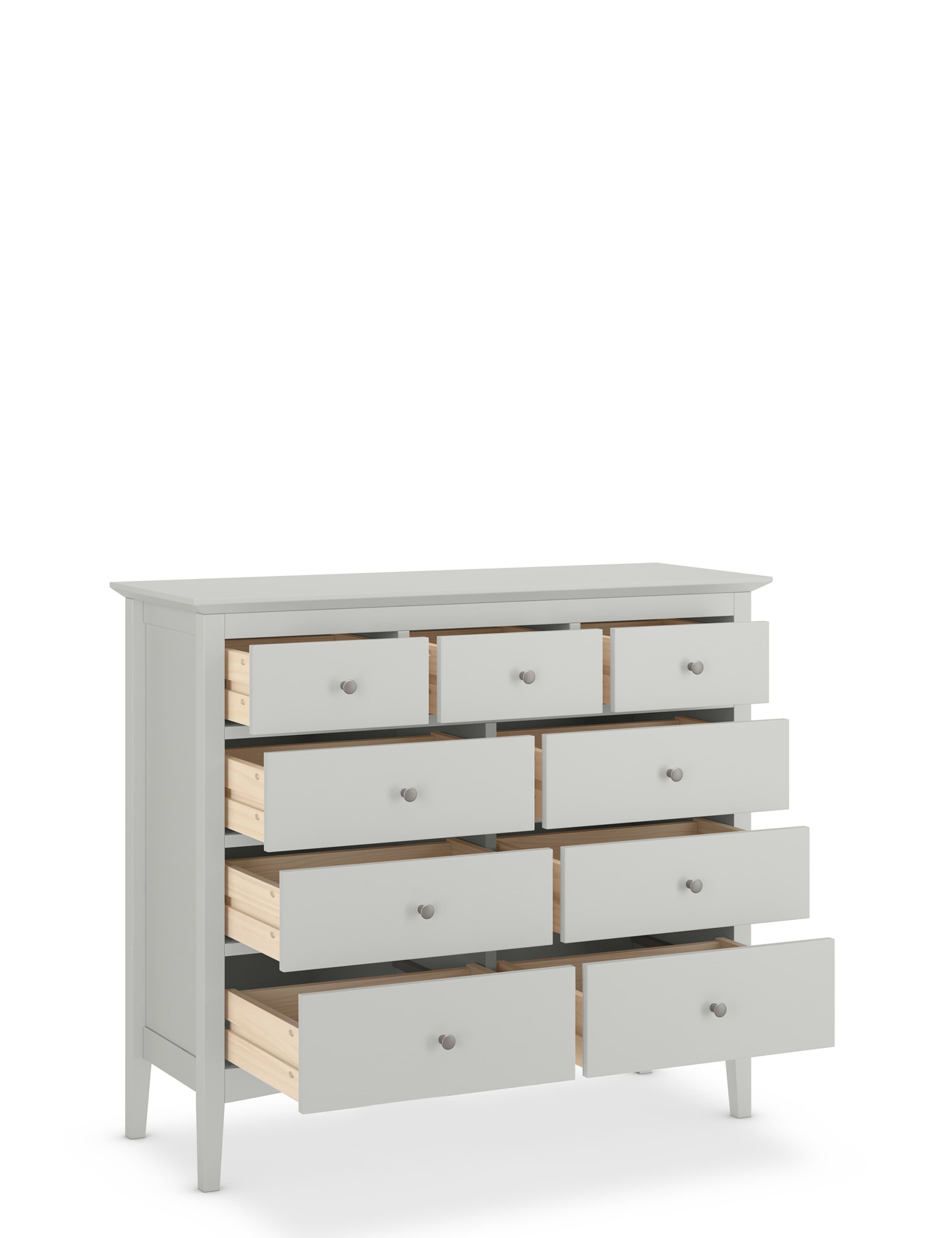 Hastings Grey 9 Drawer Chest 3 of 7