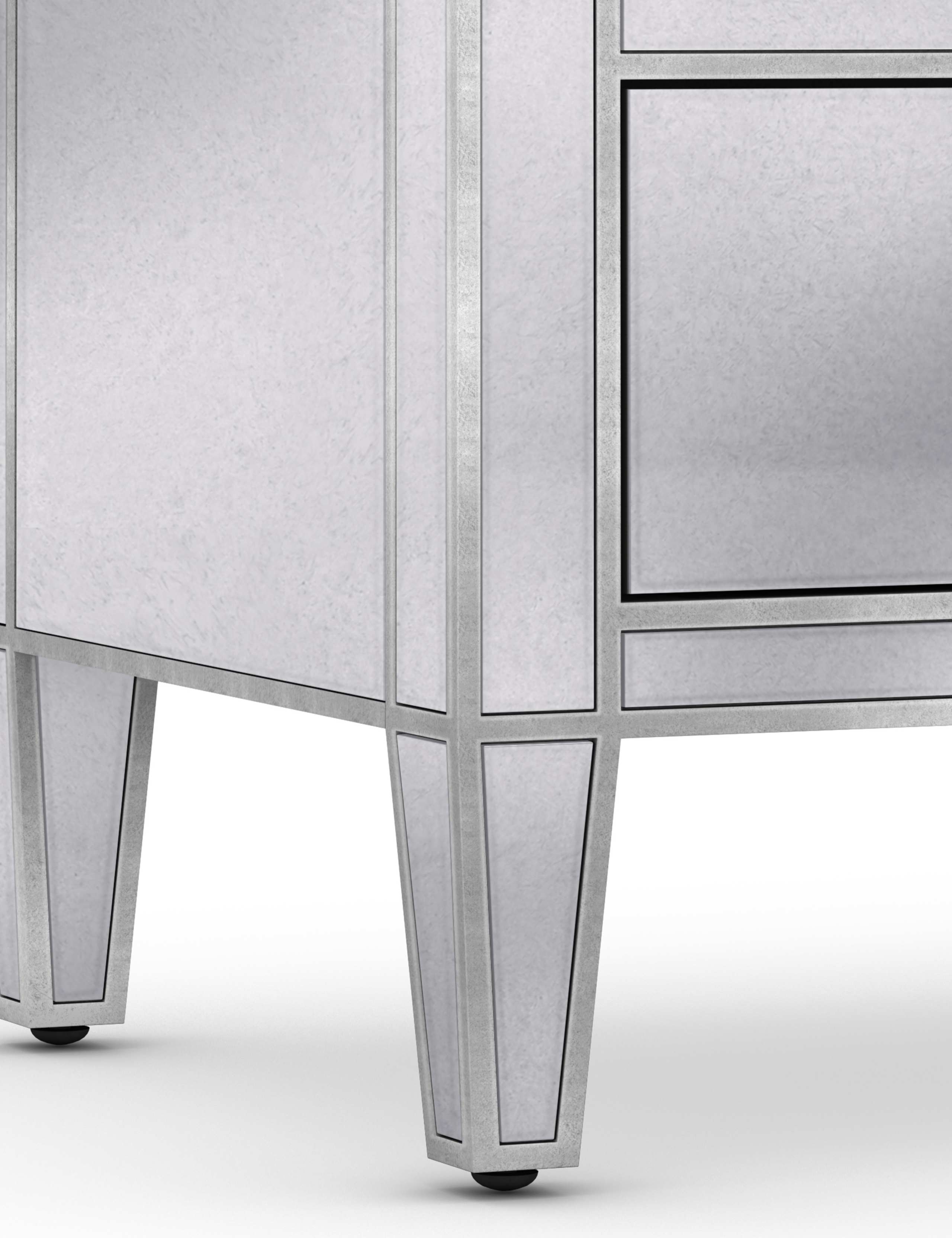 Evelyn 3 Drawer Chest Silver 4 of 9