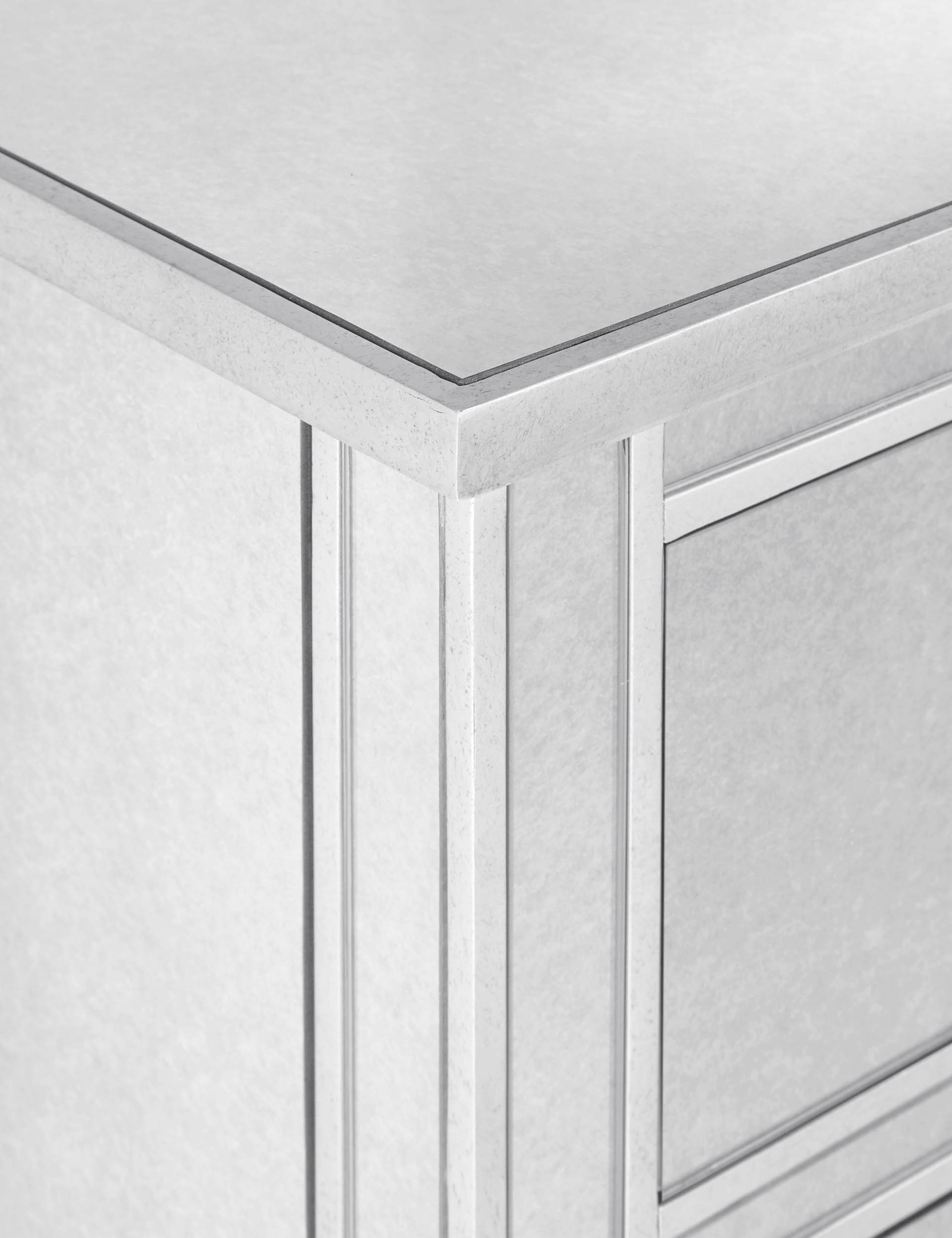Evelyn 3 Drawer Chest Silver 6 of 9
