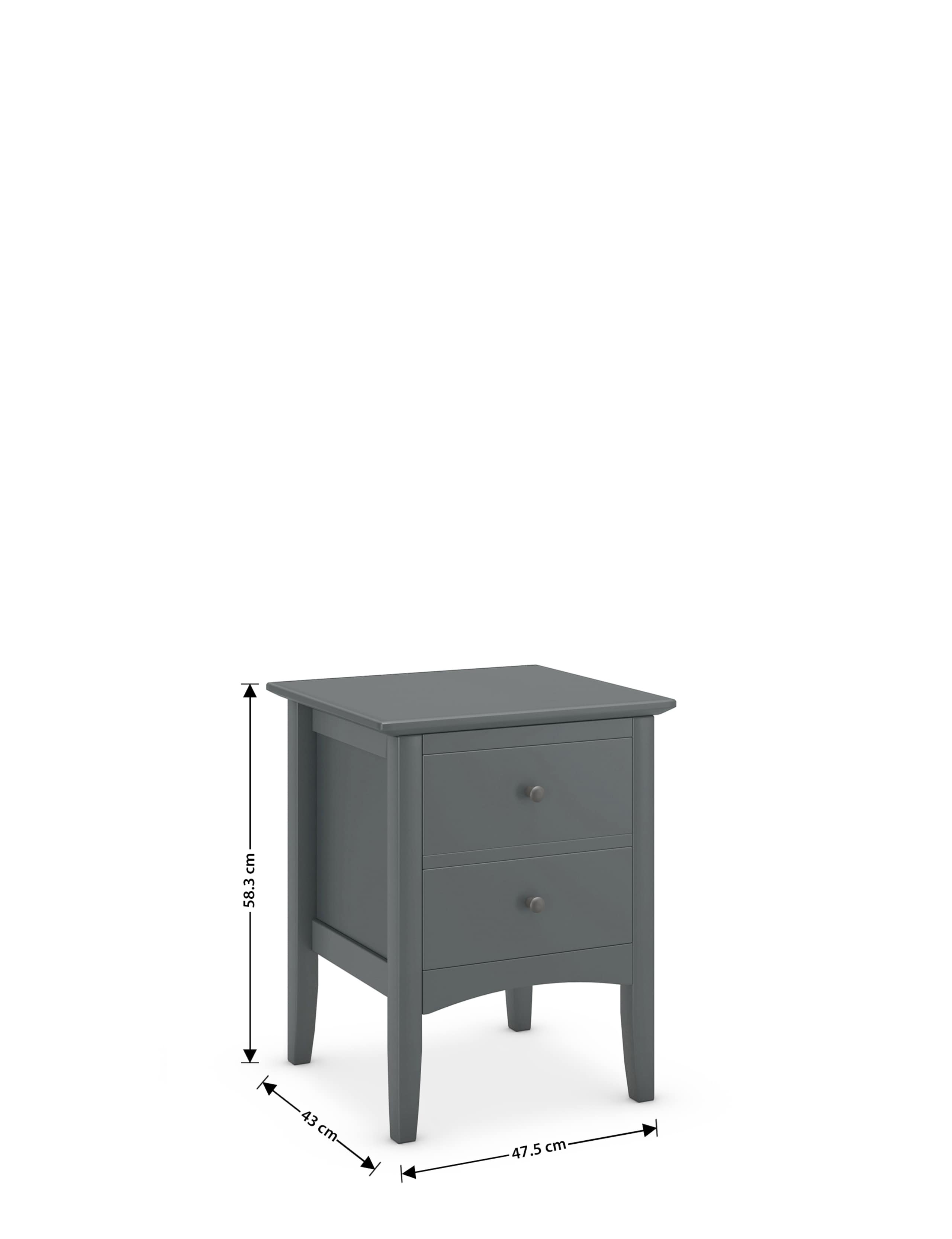 Hastings 2 Drawer Bedside Table 6 of 7