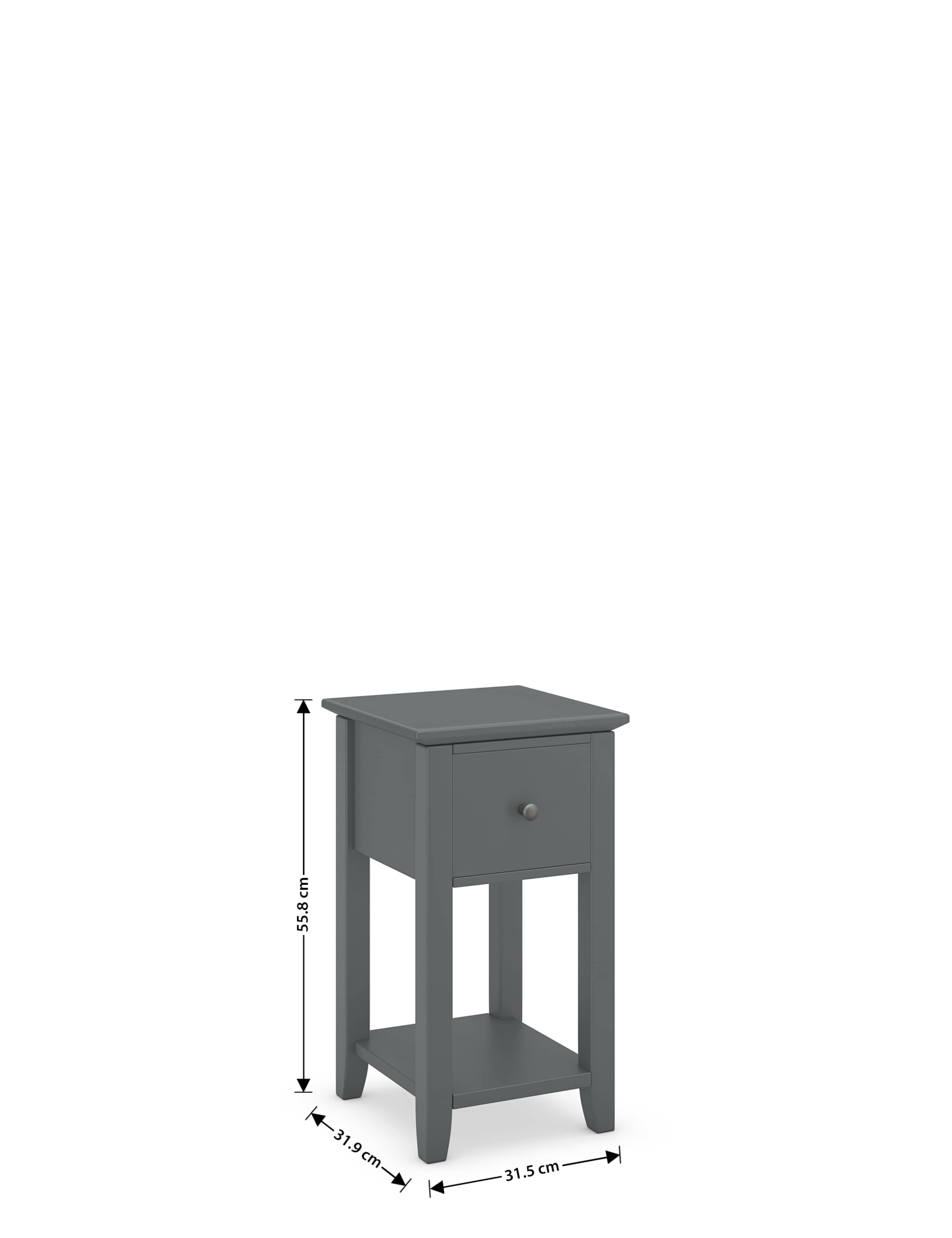 Set of 2 Hastings 1 Drawer Slim Bedside Tables 8 of 9