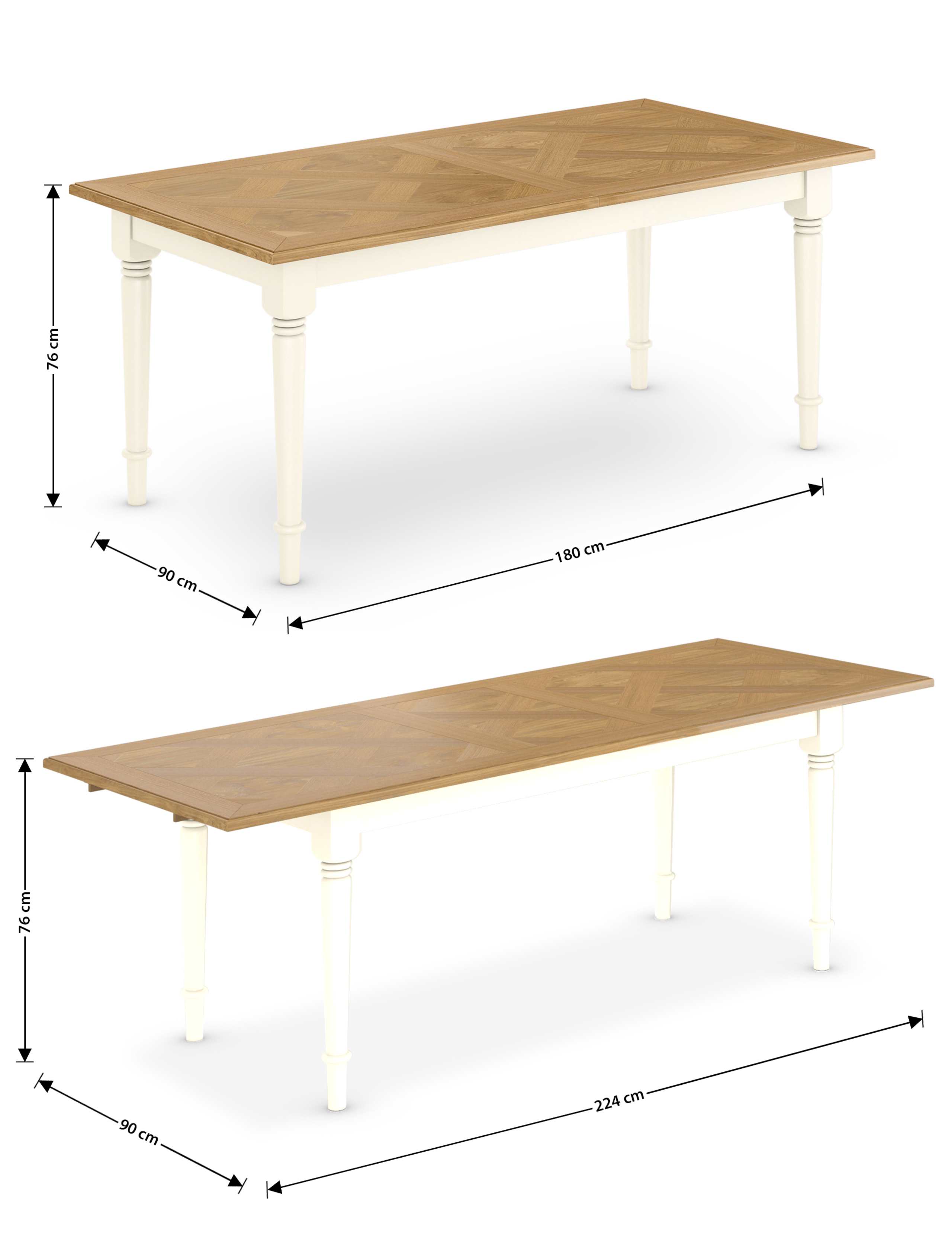 Greenwich Extending Dining Table 8 of 10