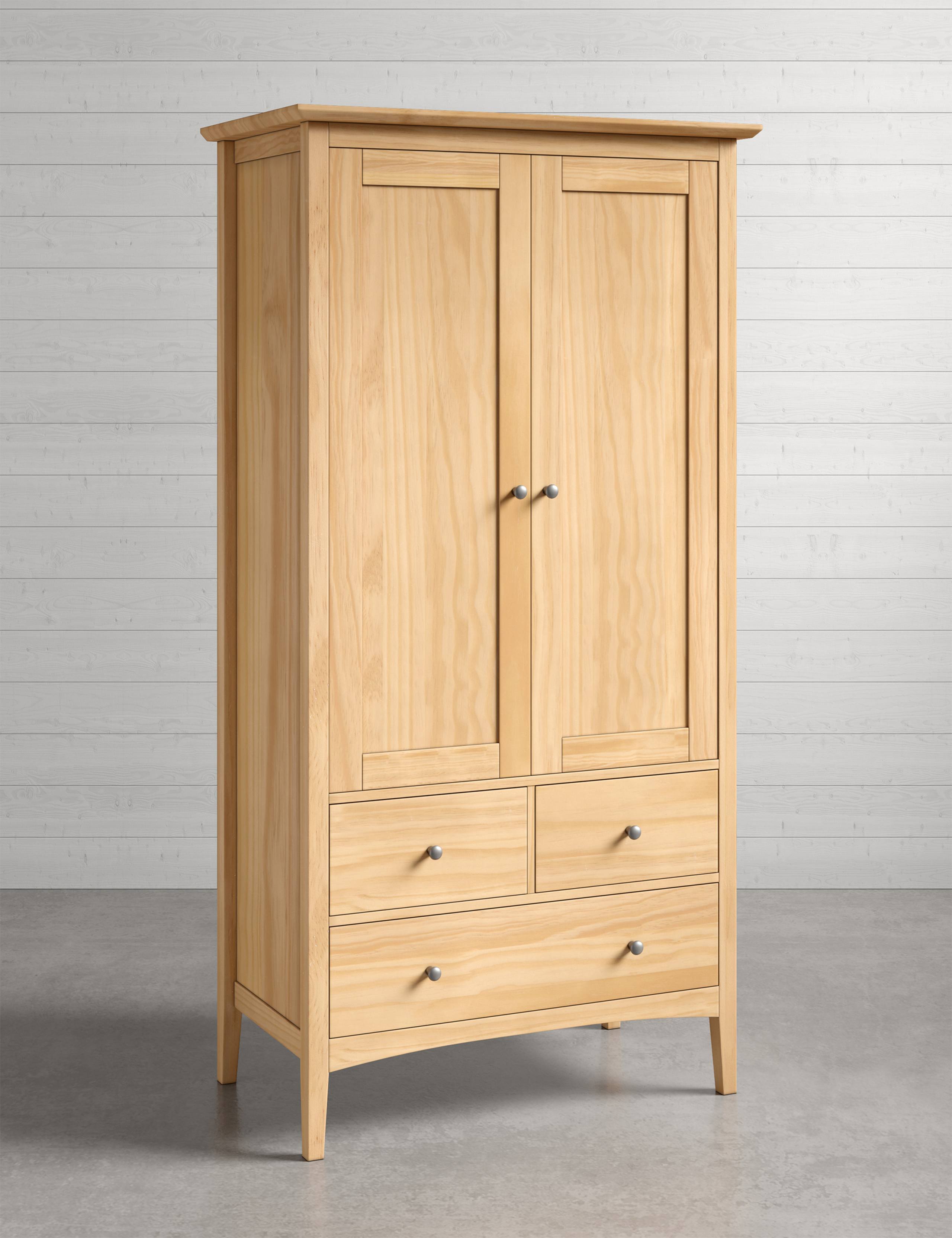 Hastings Light Natural Double Wardrobe 2 of 8