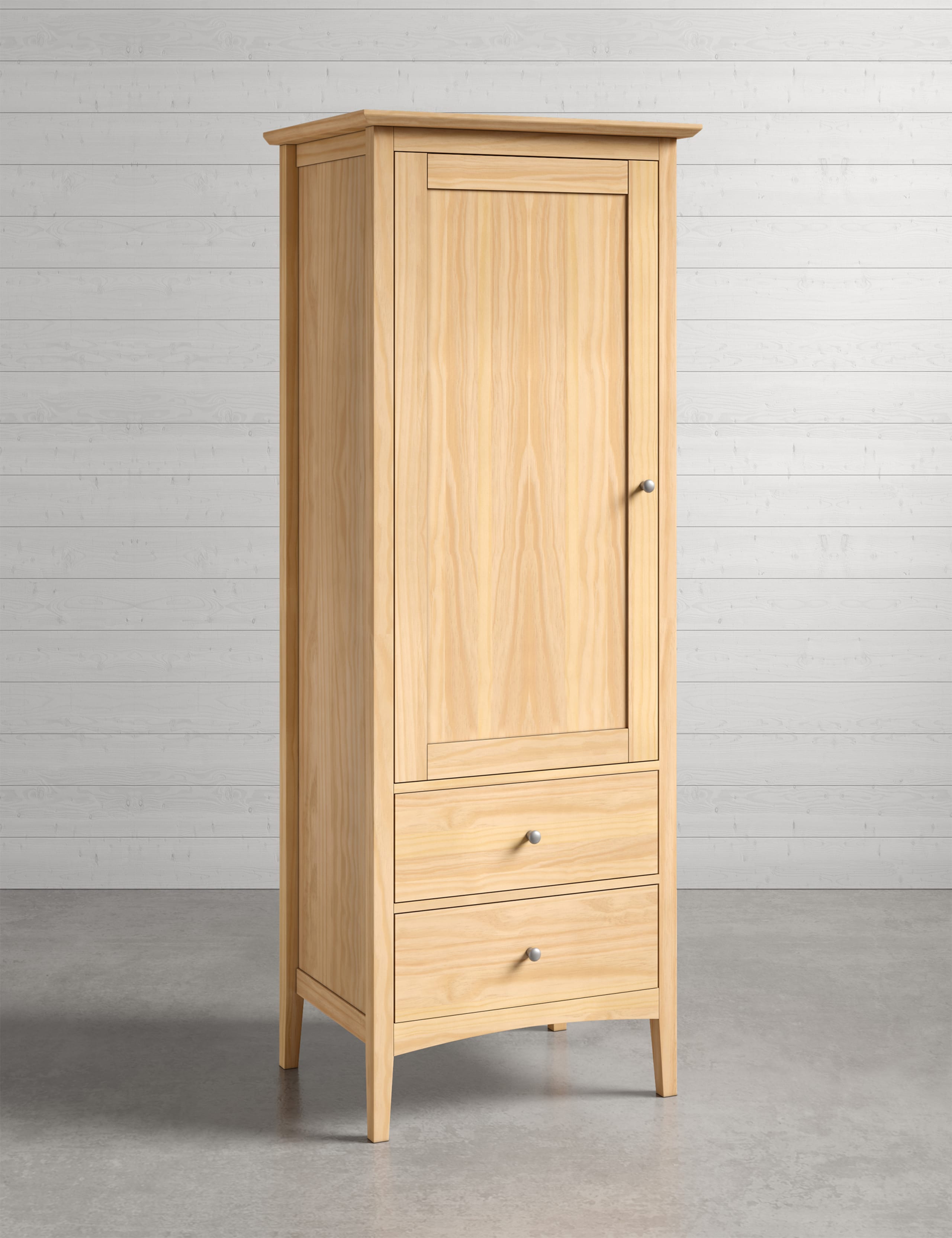 Hastings Light Natural Single Wardrobe 2 of 7