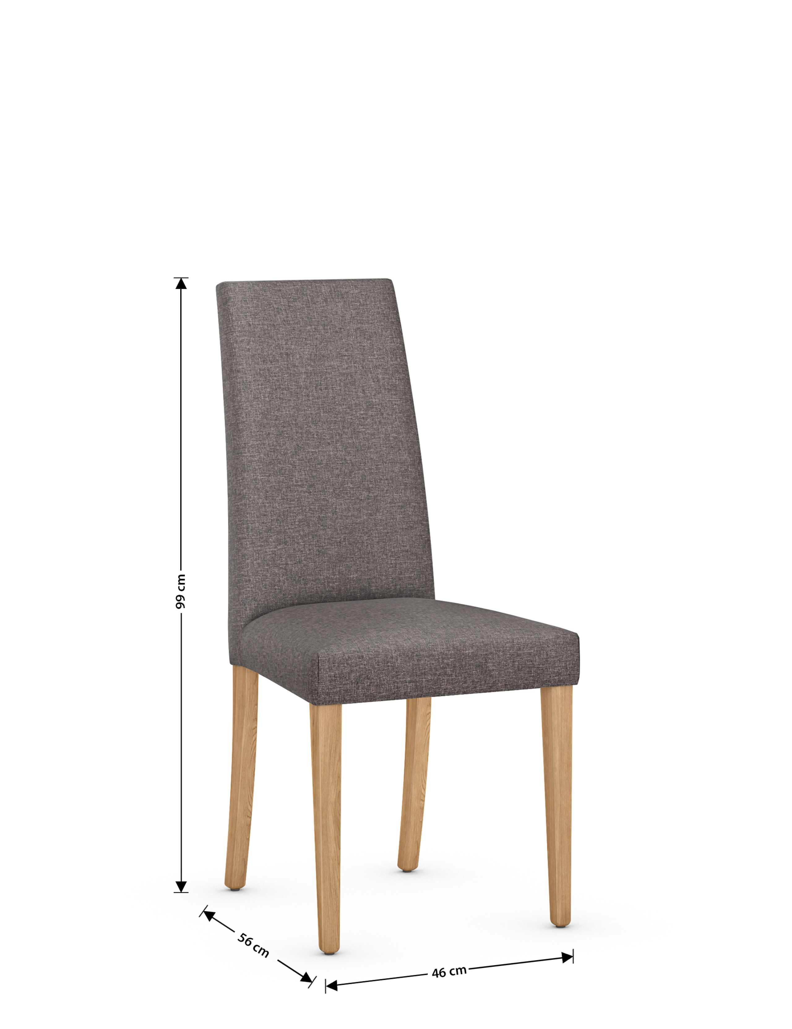 Set of 2 Alton Plain Dining Chairs 7 of 8