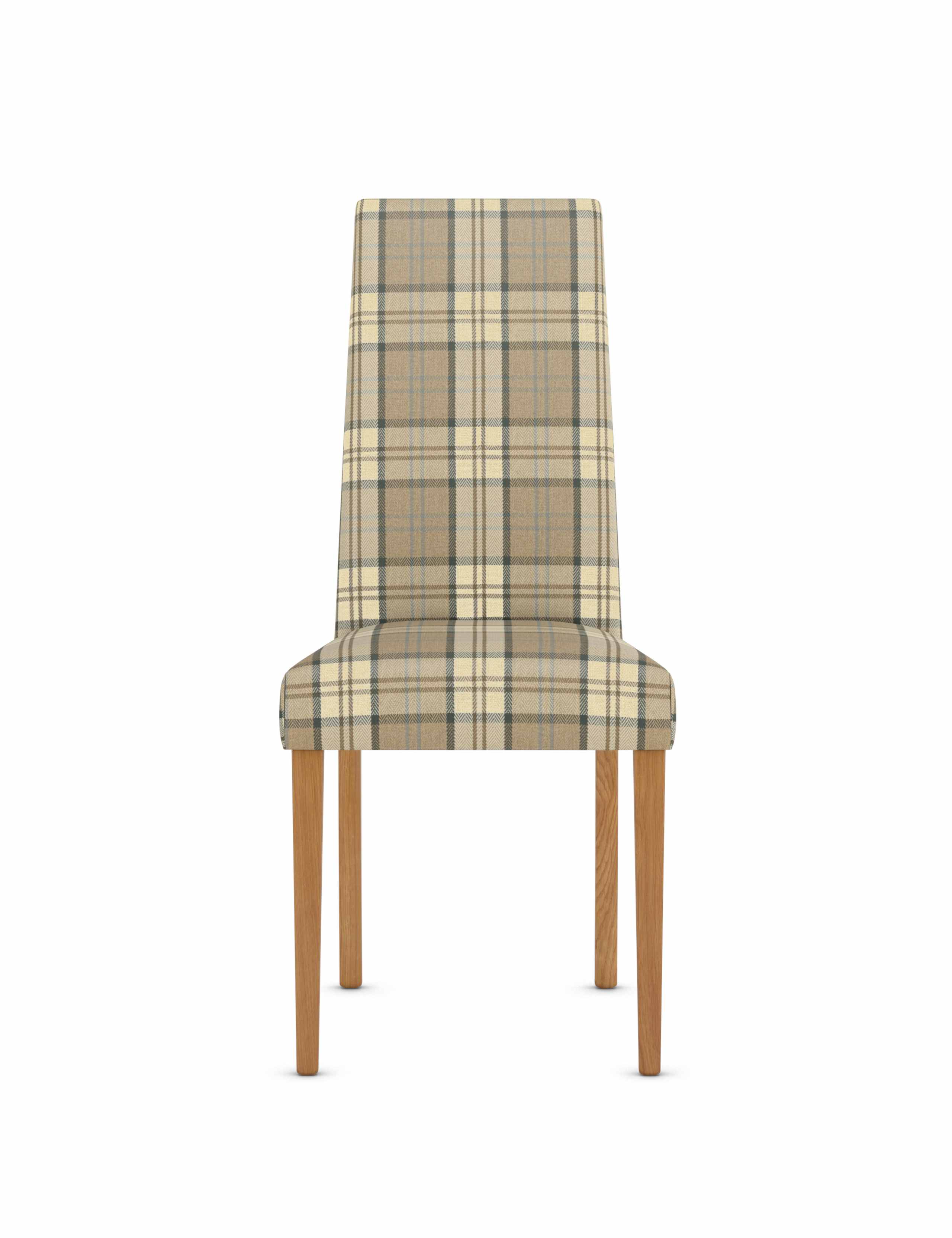 Set of 2 Denford Checked Dining Chairs 3 of 8