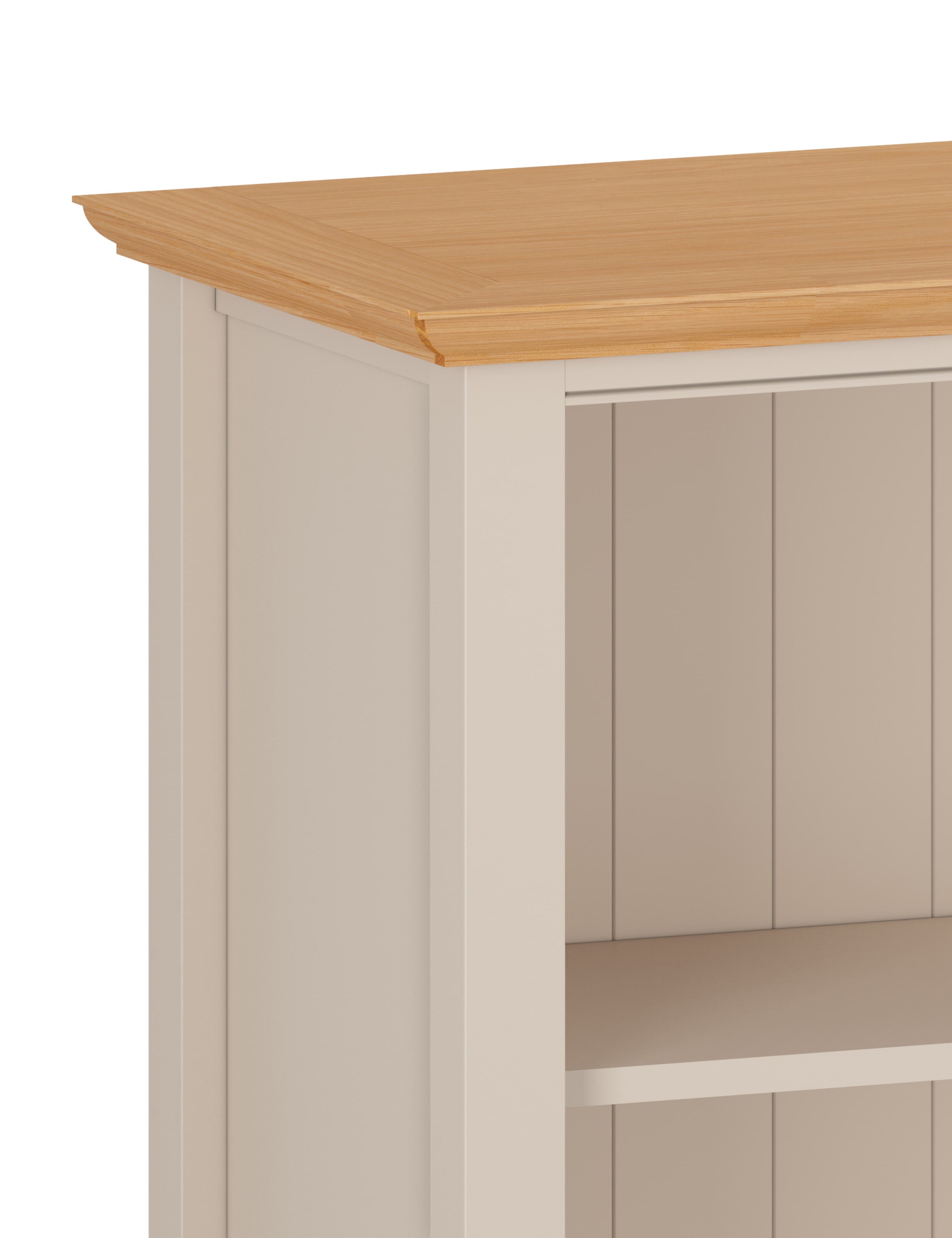 Padstow Putty 3 Door Dresser Top 3 of 8