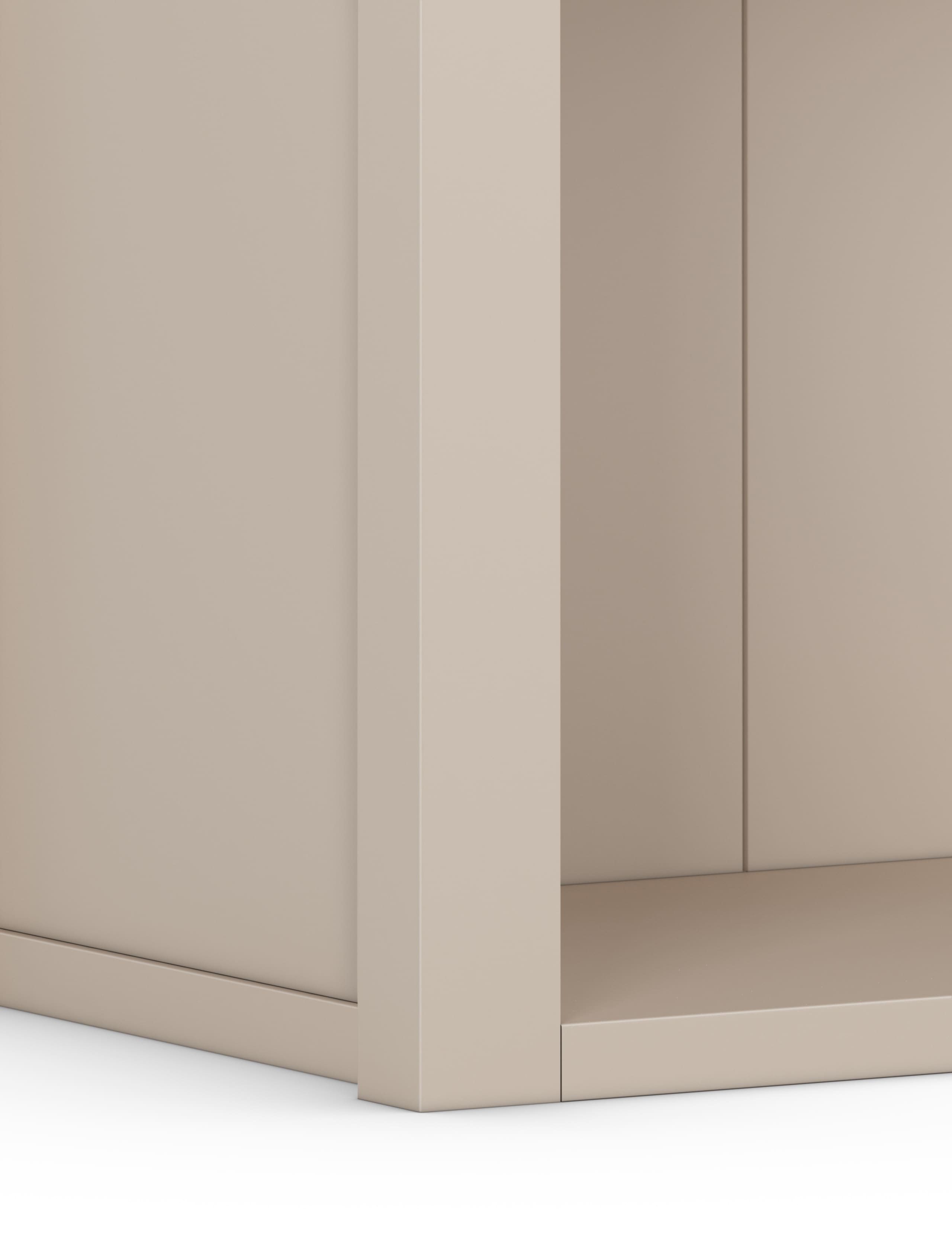 Padstow Putty 3 Door Dresser Top 4 of 8