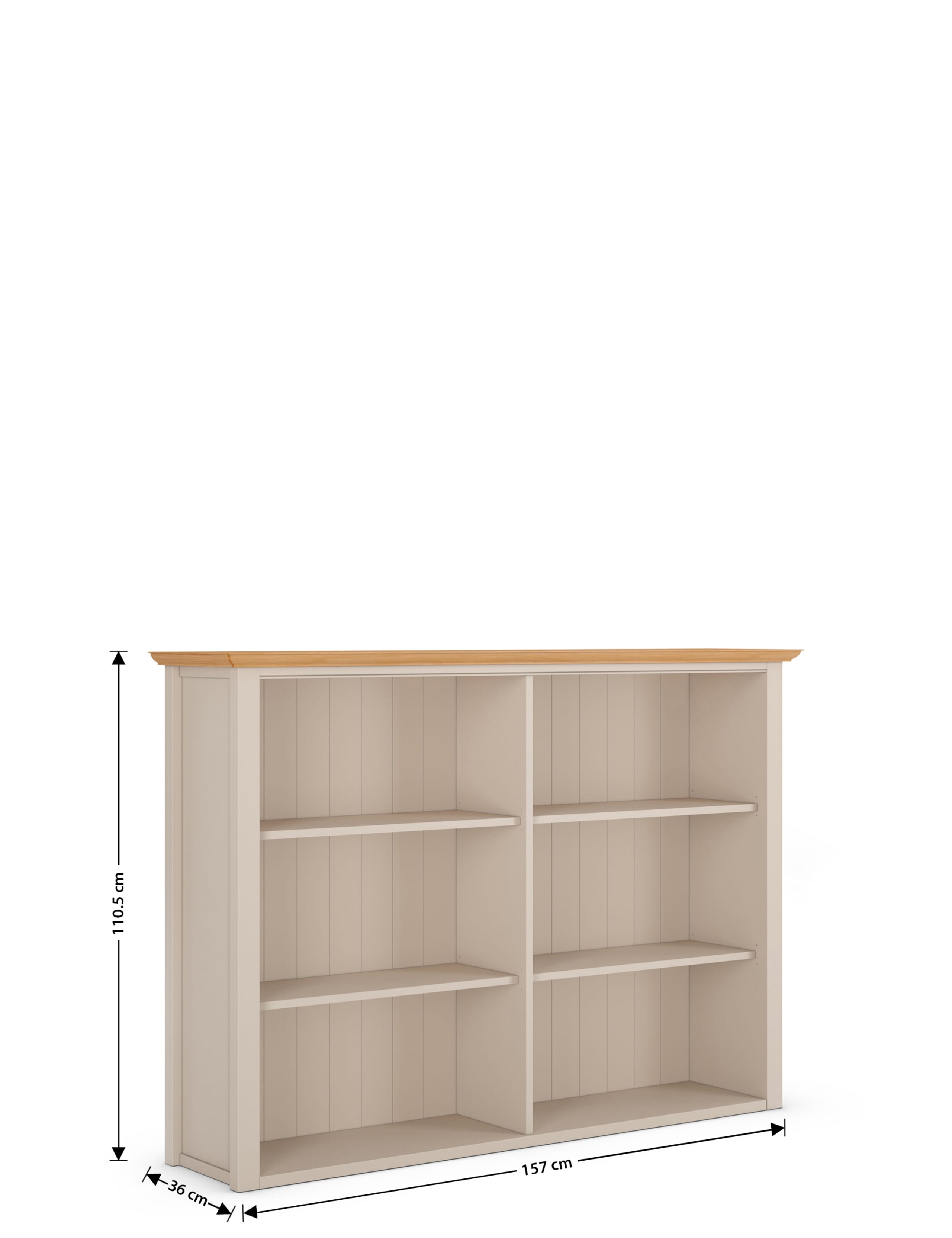 Padstow Putty 3 Door Dresser Top 7 of 8