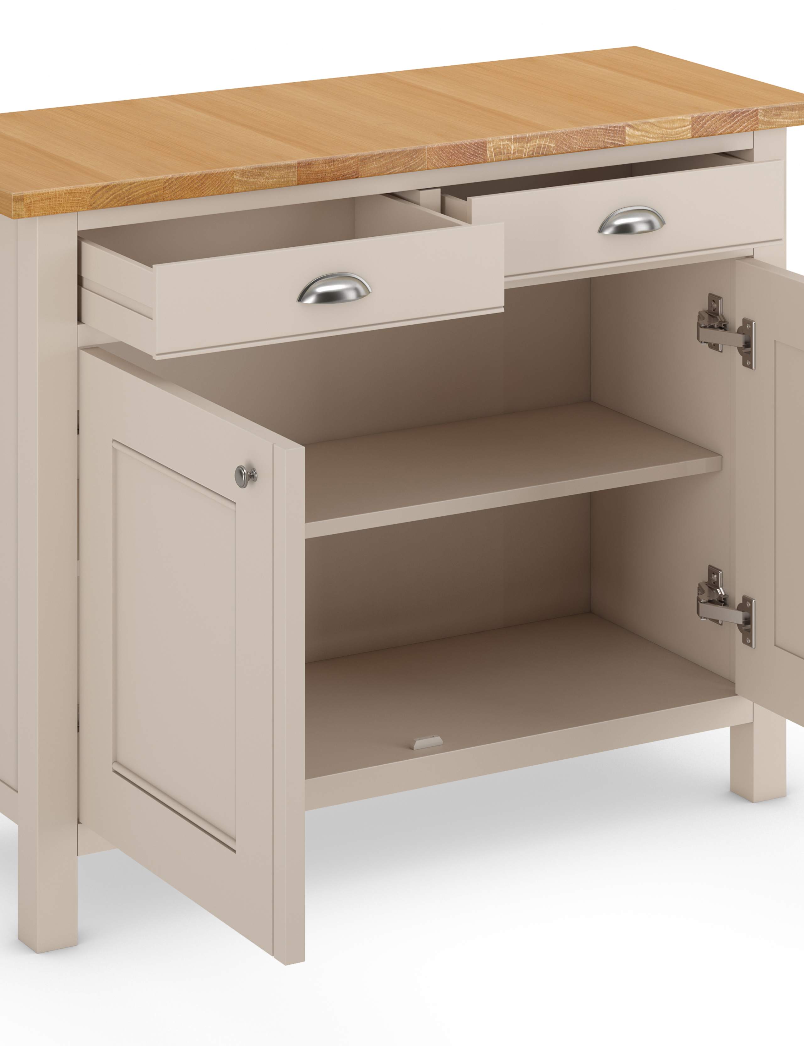 Padstow Putty 2 Door Sideboard 3 of 8