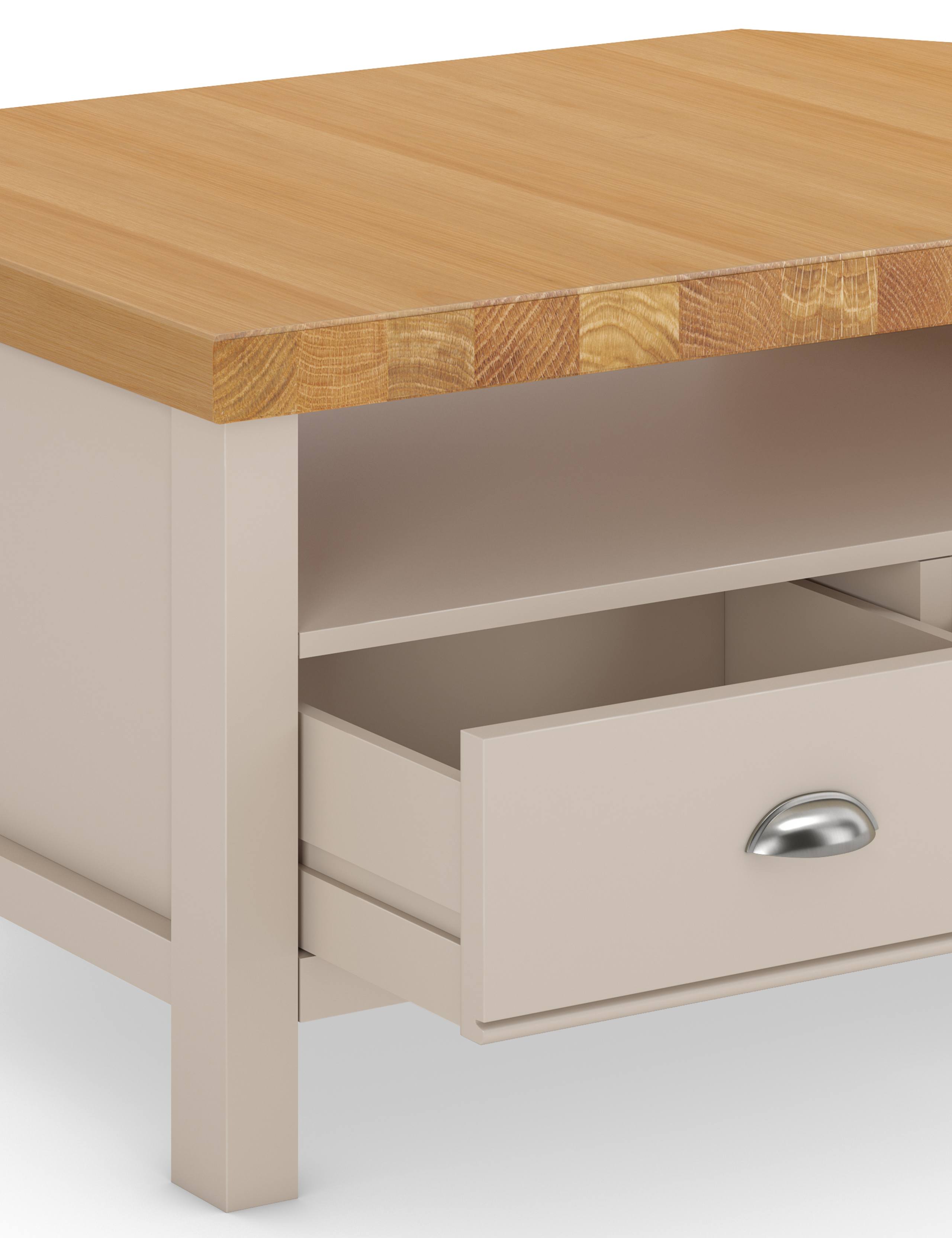 Padstow Corner Putty TV Unit 3 of 8