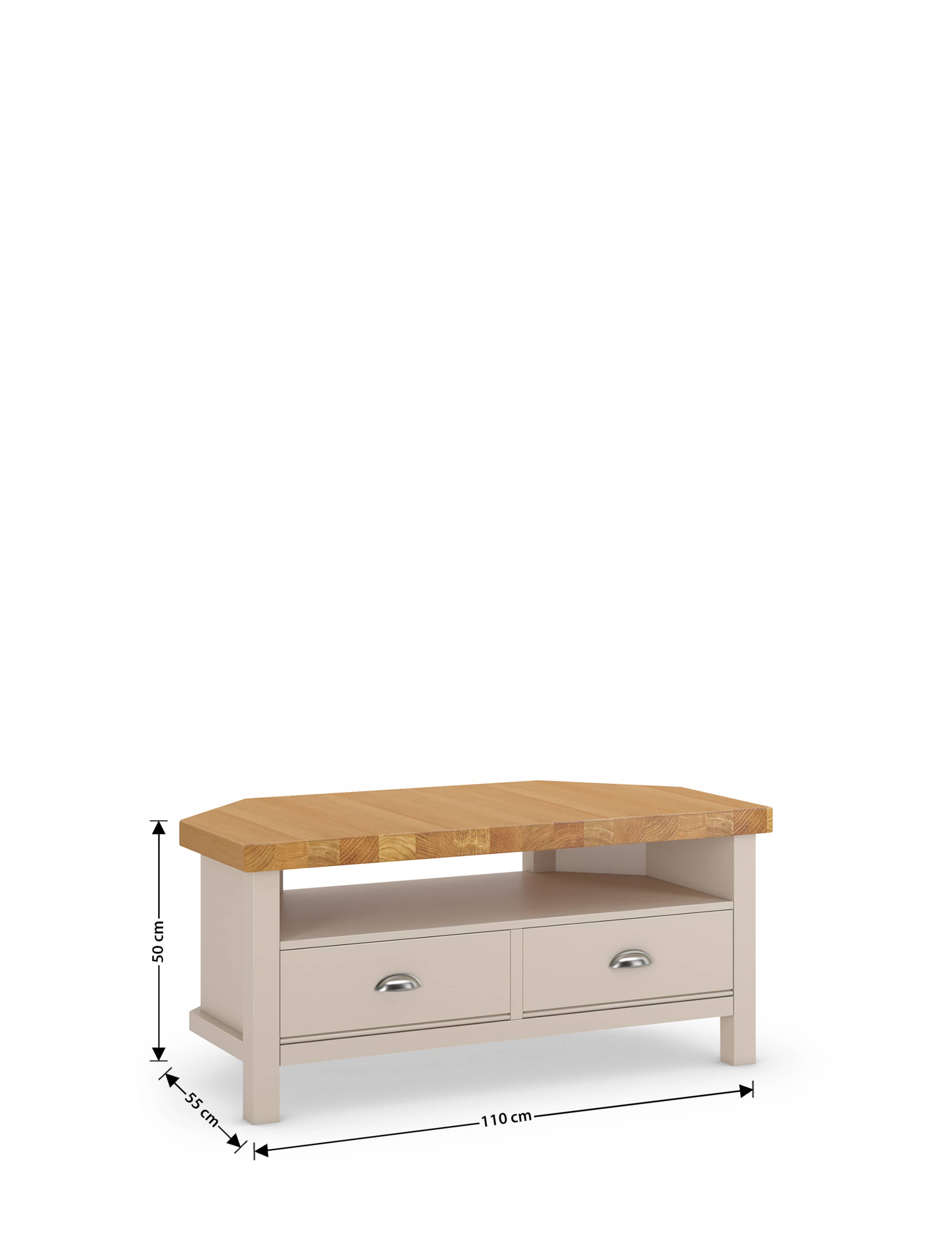 Padstow Corner Putty TV Unit 8 of 8