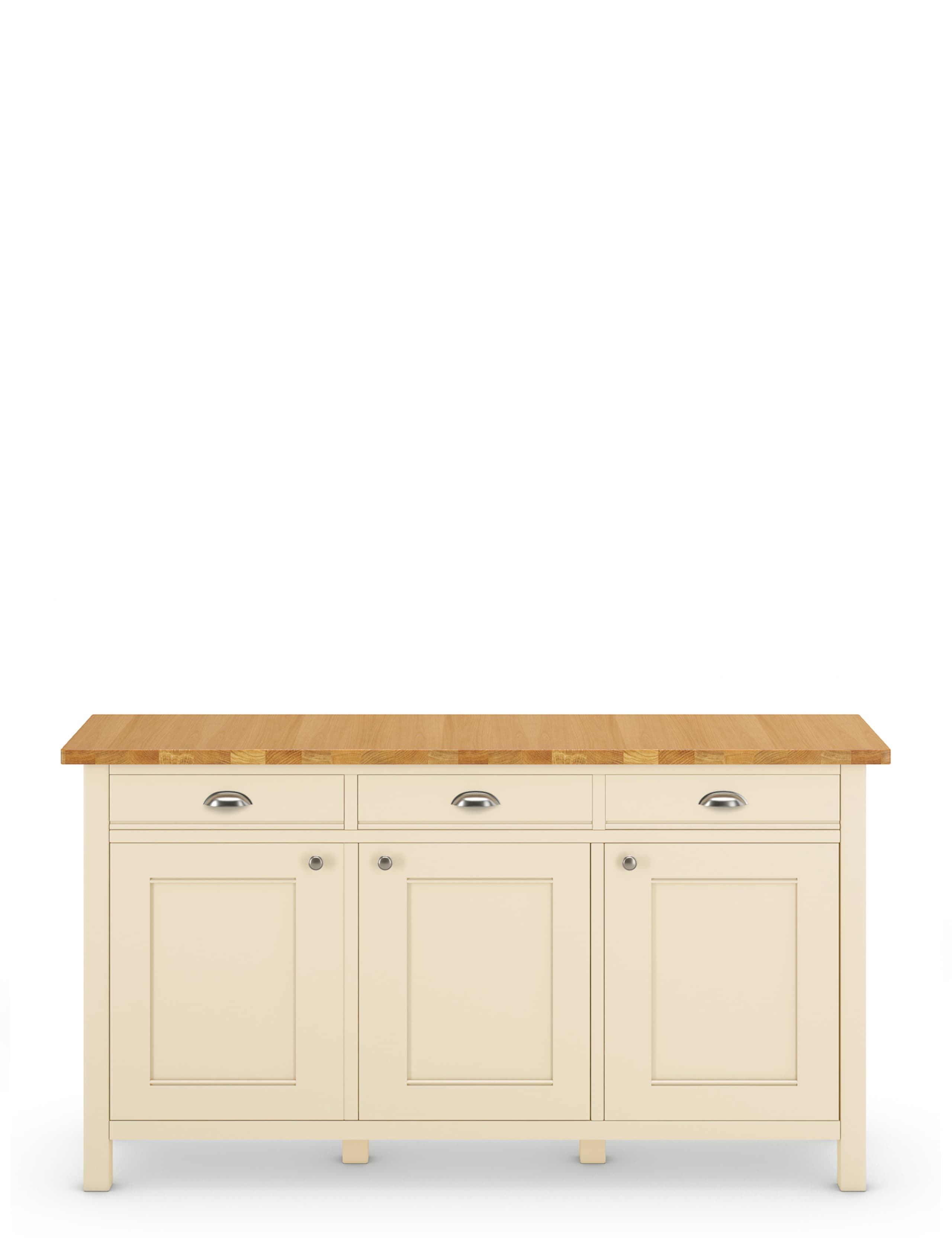 Padstow 3-Door Sideboard Cream 1 of 7