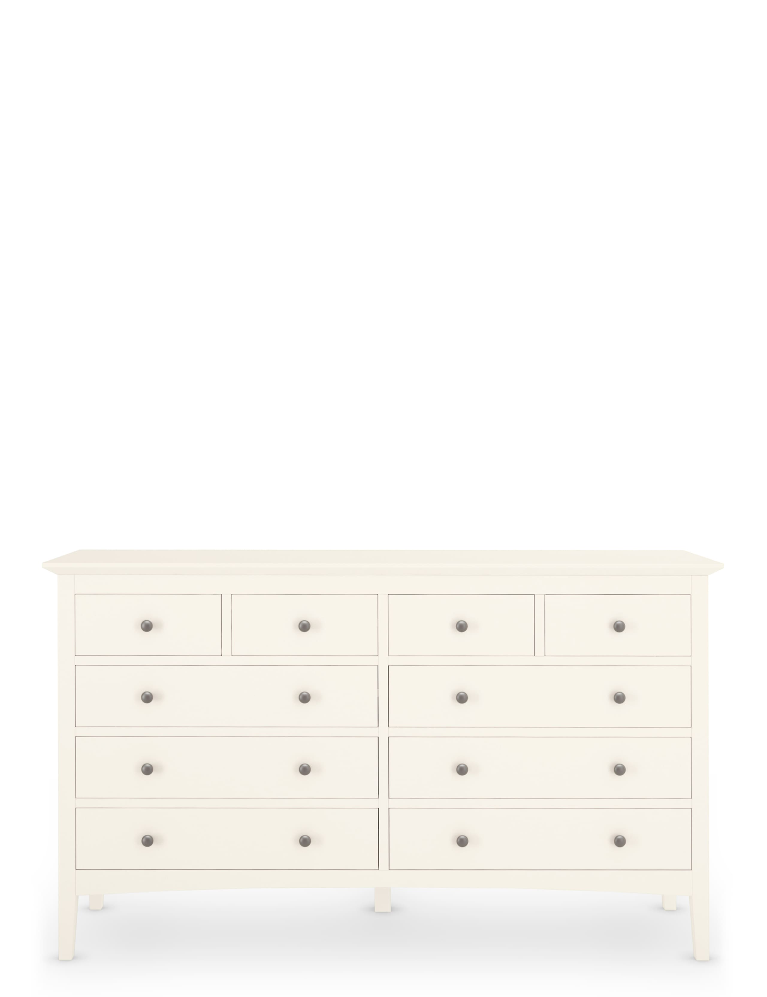 Hastings Ivory 10 Drawer Chest 1 of 9