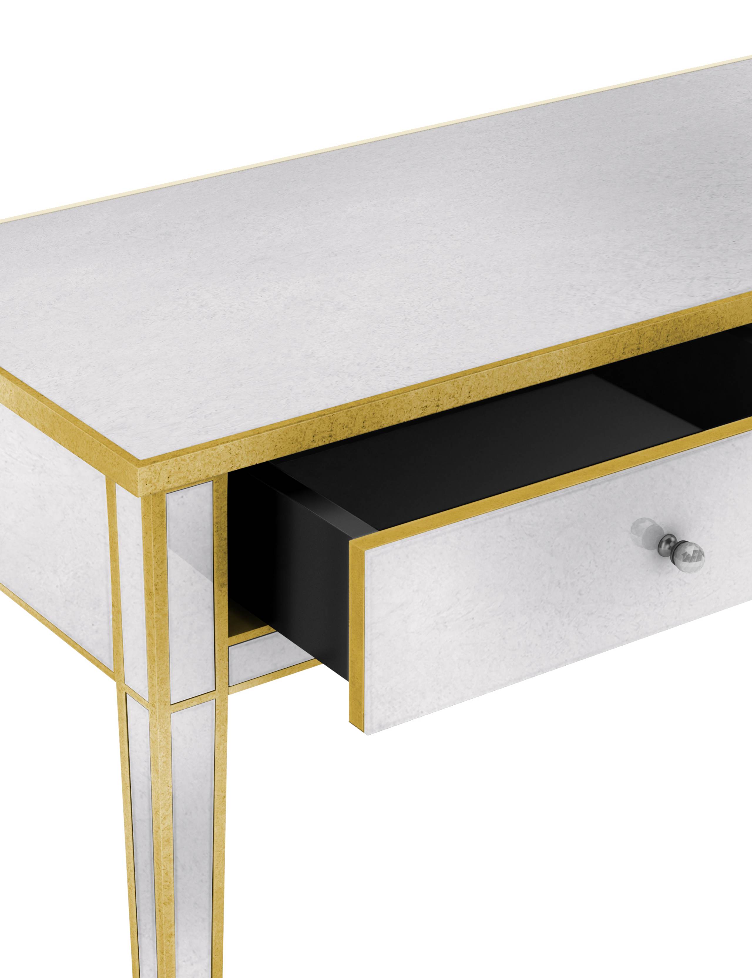 Evelyn Dressing Table Gold 3 of 9