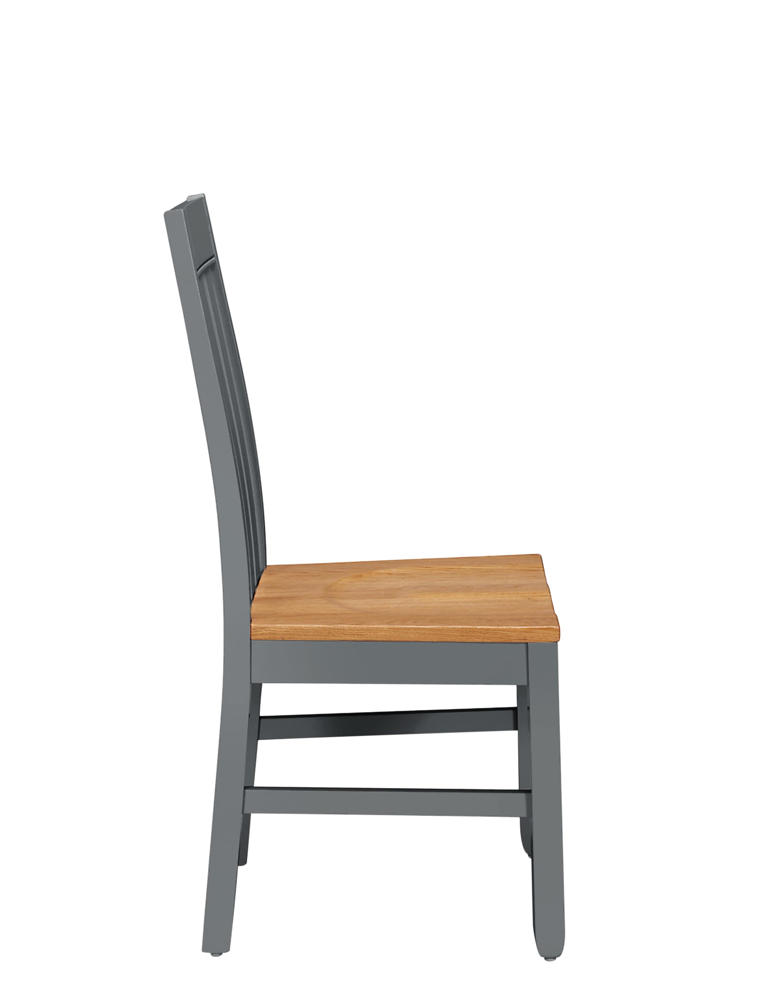 Set of 2 Padstow Grey Dining Chairs 3 of 4