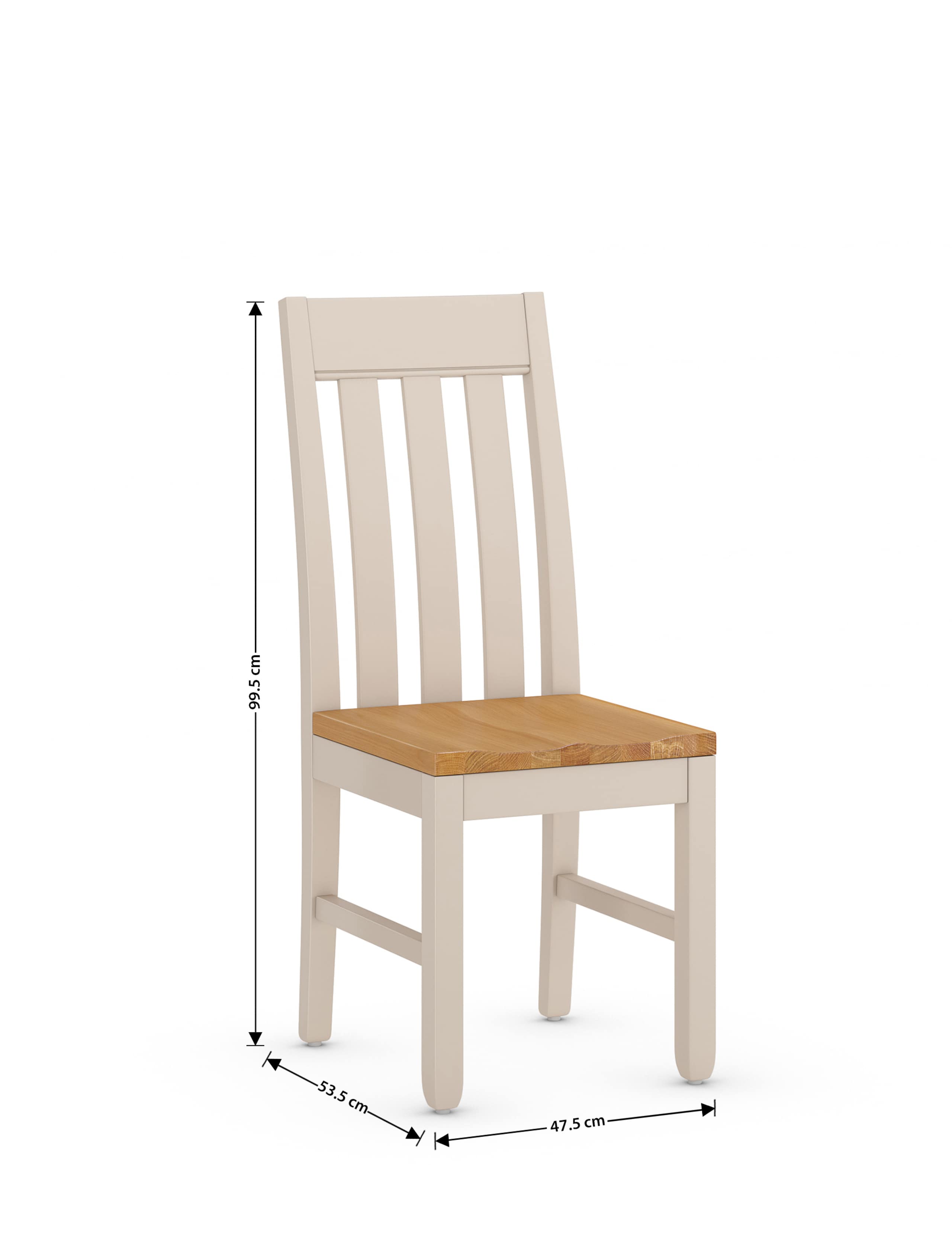 Set of 2 Padstow Putty Dining Chairs 6 of 8