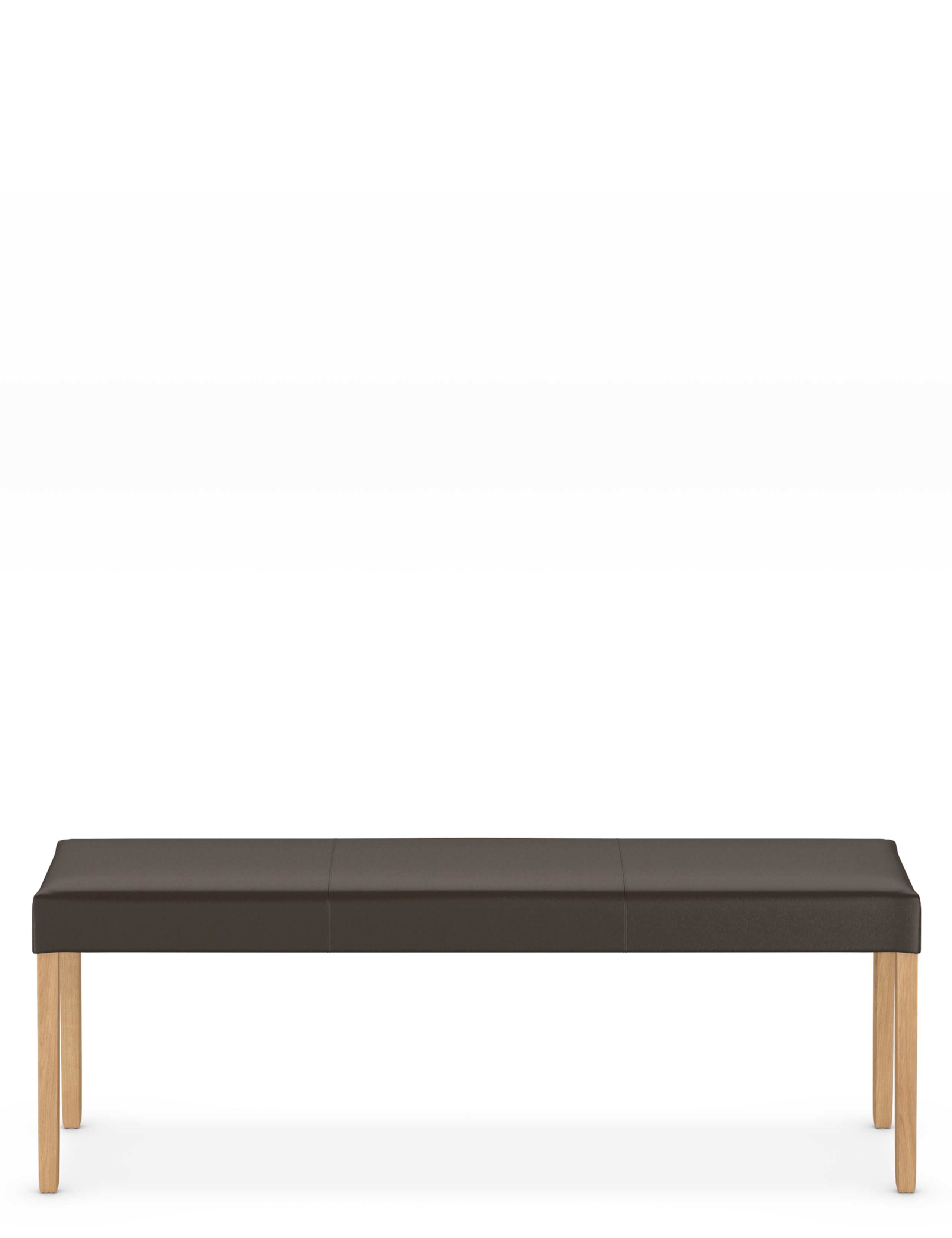 Alton Brown Leather Bench 1 of 7